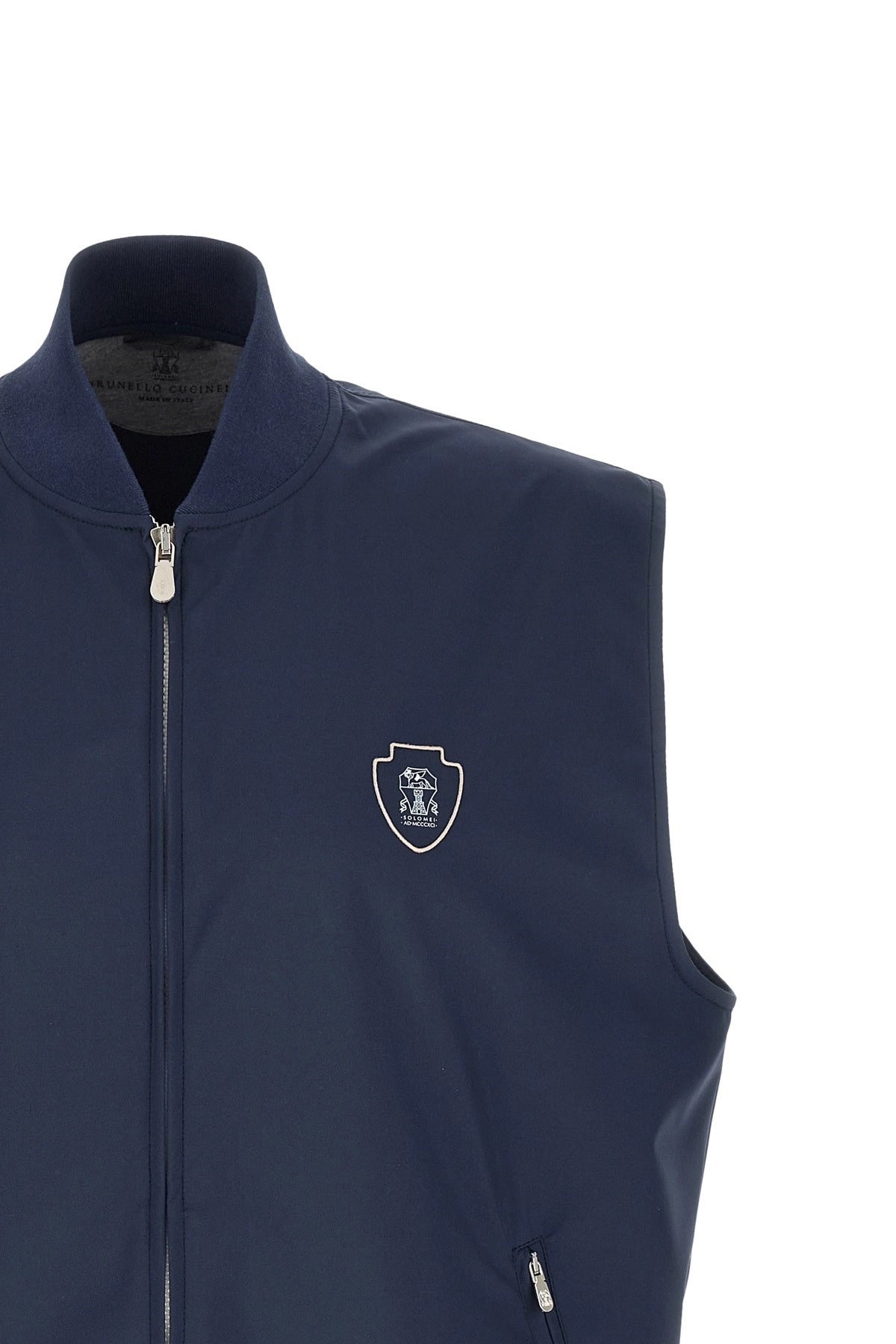 Brunello Cucinelli Logo Nylon gilet