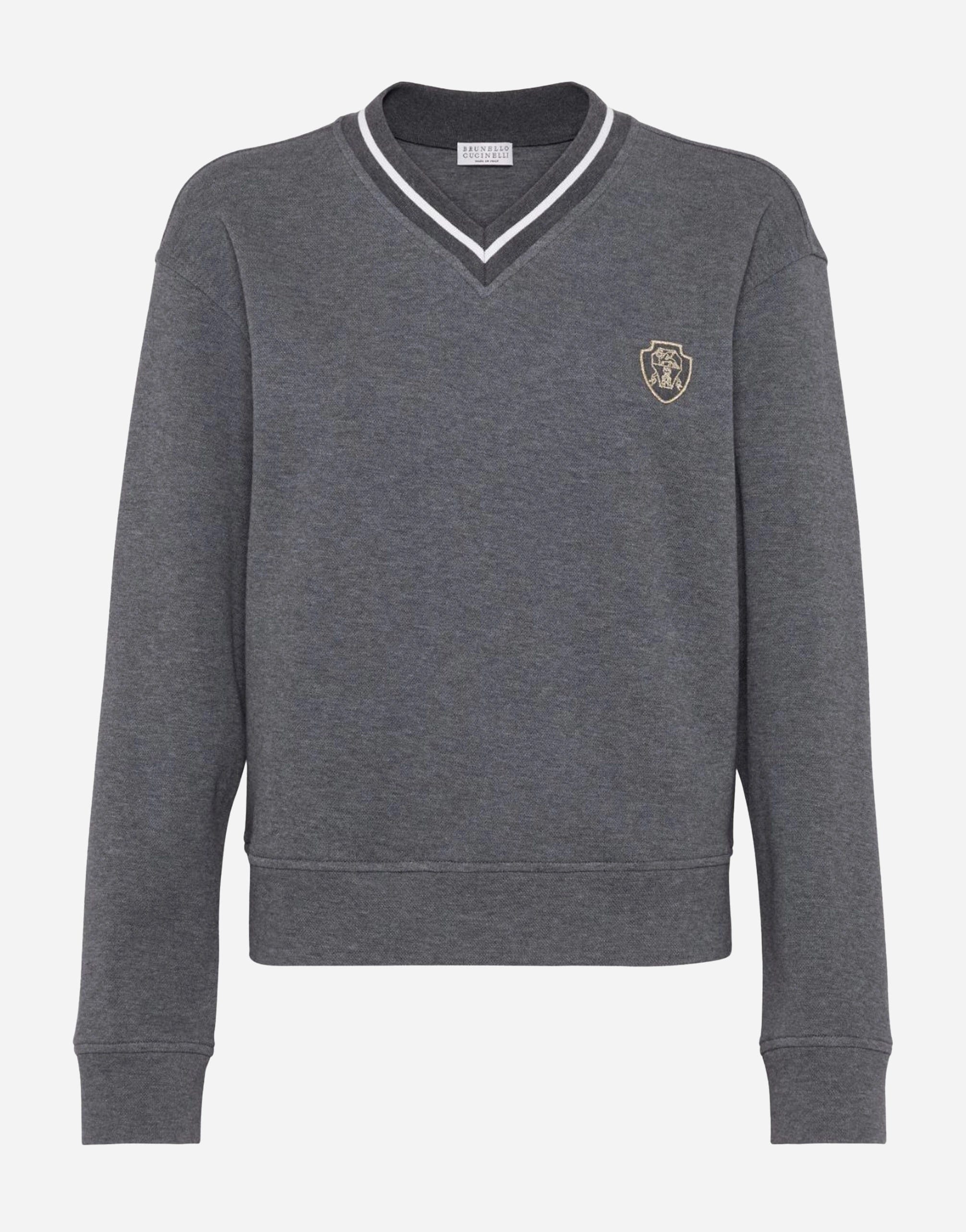 Brunello Cucinelli Logo-Patch Sweatshirt