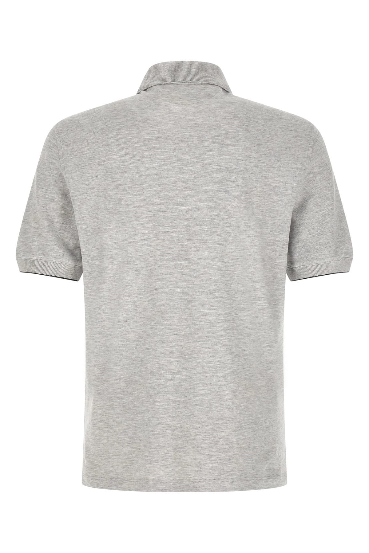 Brunello Cucinelli Brunello Cucinelli Logo Piqué Polo Shirt