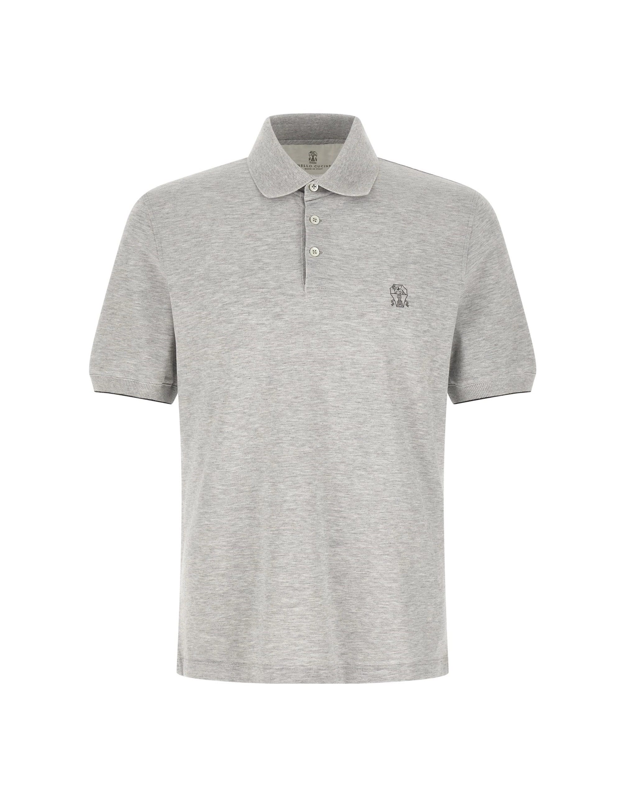 Brunello Cucinelli Brunello Cucinelli Logo Piqué Polo Shirt