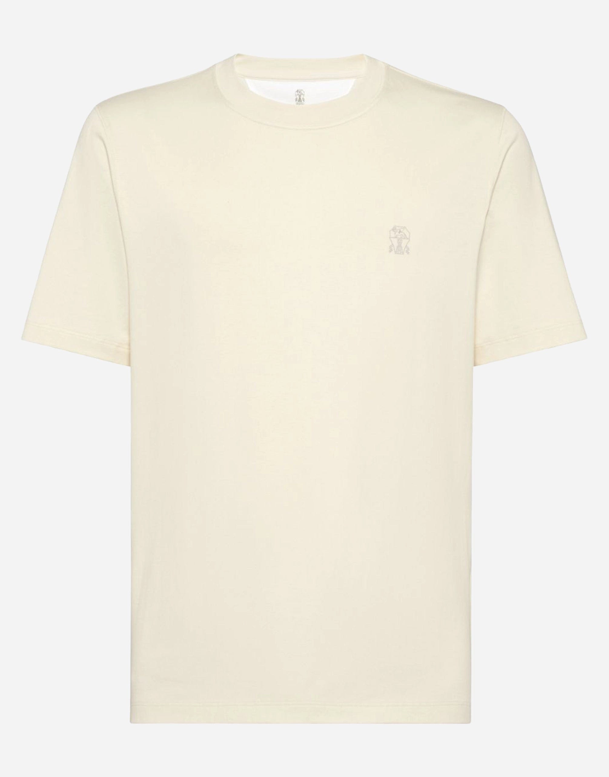 Brunello Cucinelli Logo-Print Jersey T-Shirt