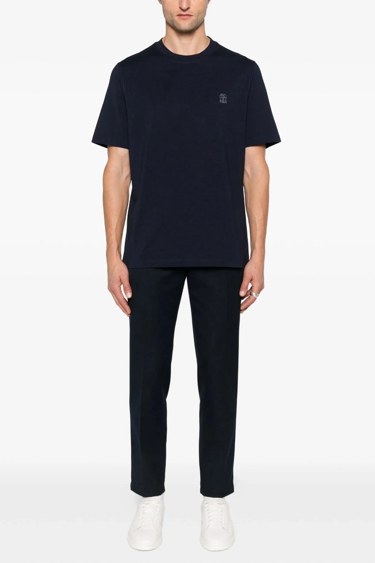 Brunello Cucinelli Logo Print T-Shirt - alternate view
