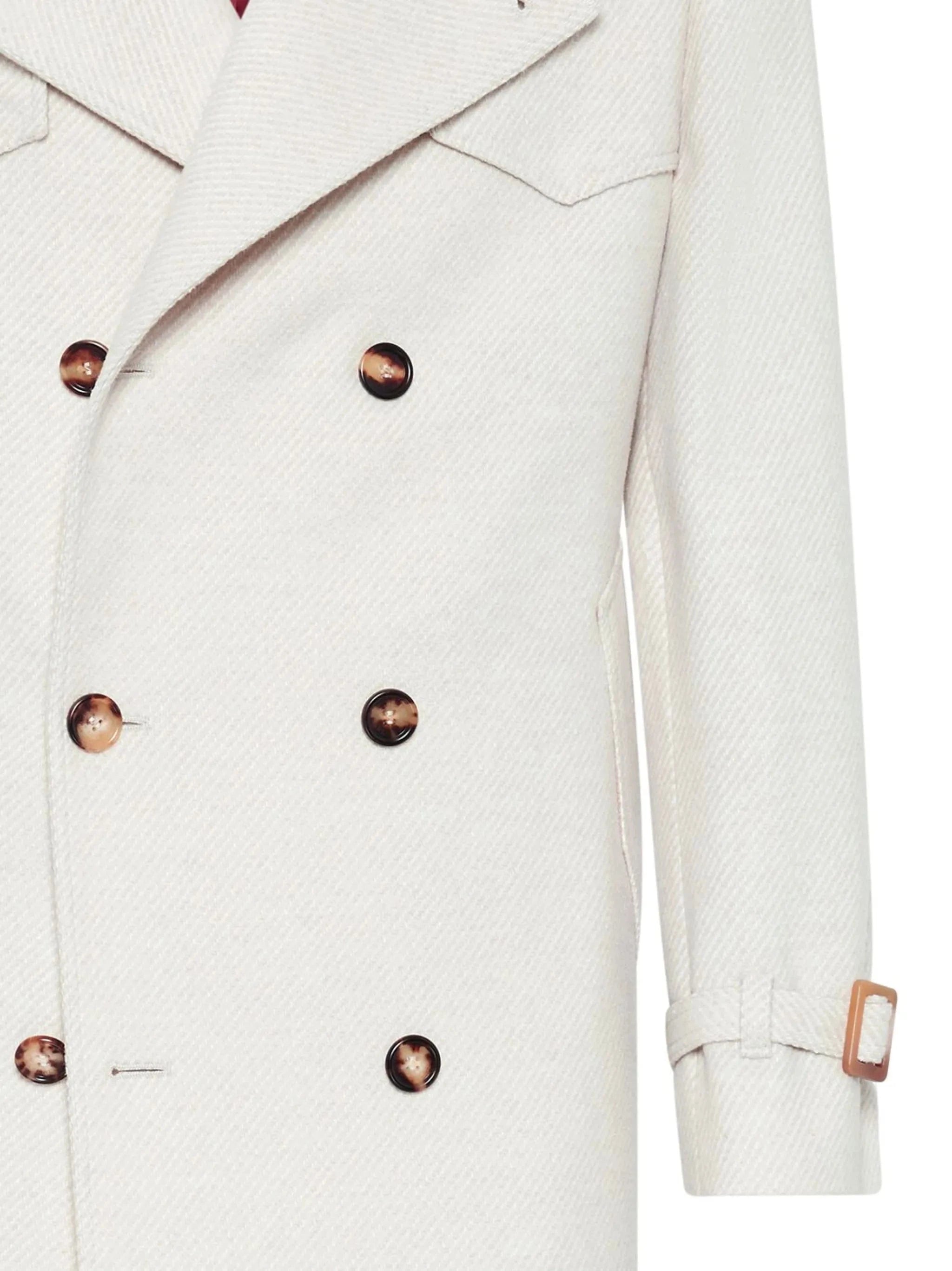 Brunello Cucinelli Long Double-Breasted Coat