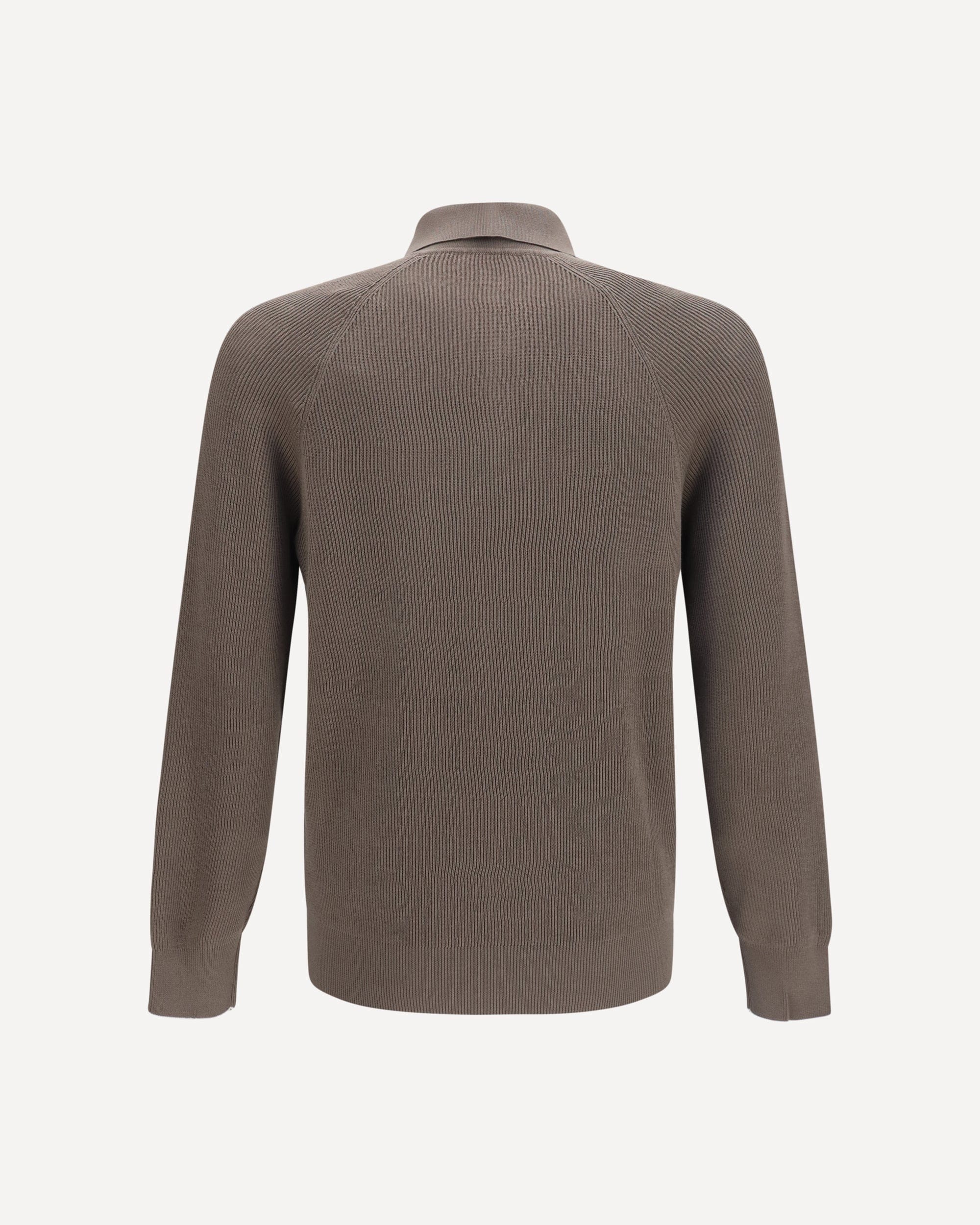 Brunello Cucinelli Langärmliges Strick-Poloshirt - alternate view