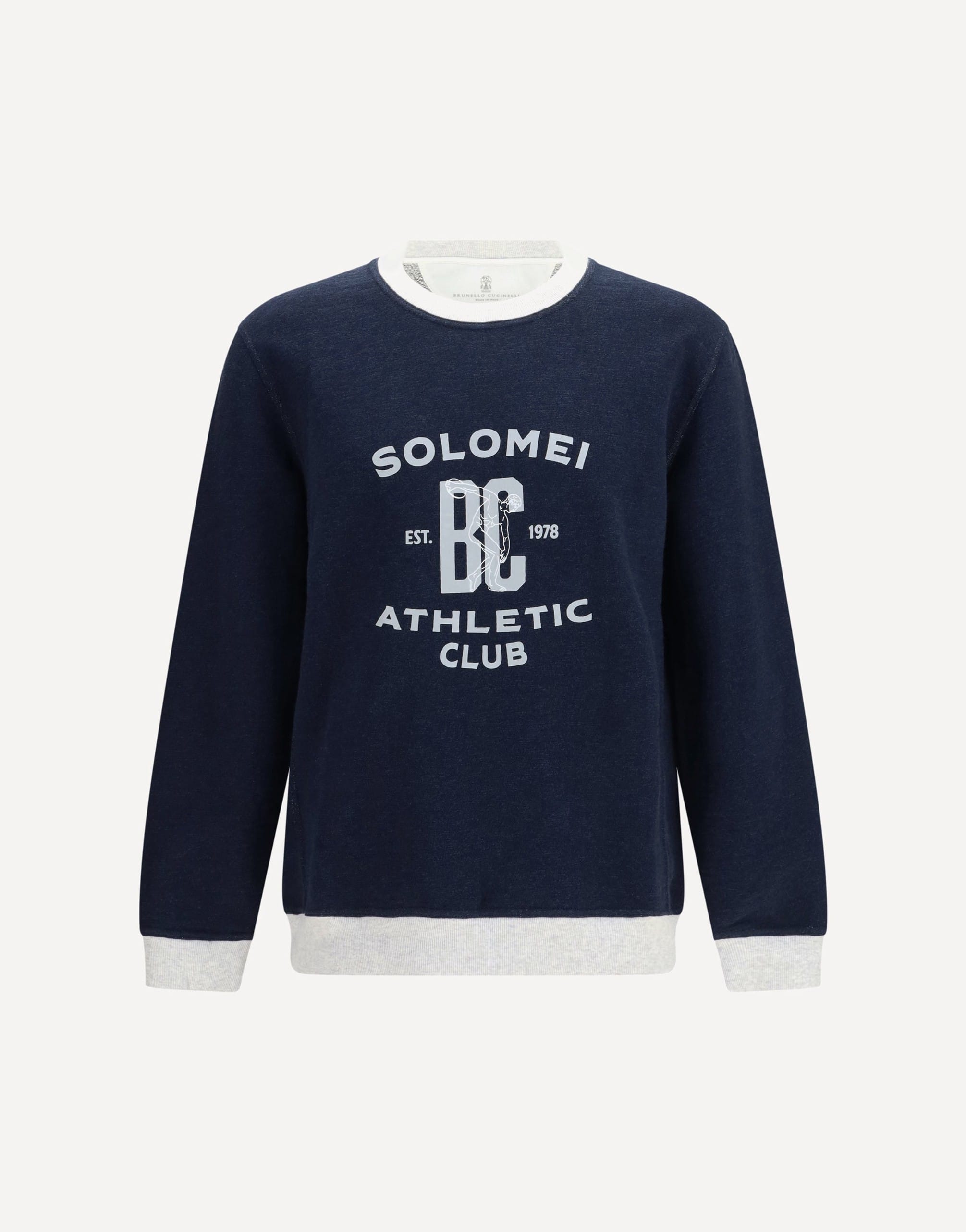 Brunello Cucinelli Long Sleeve Sweatshirt Cotton Crewneck