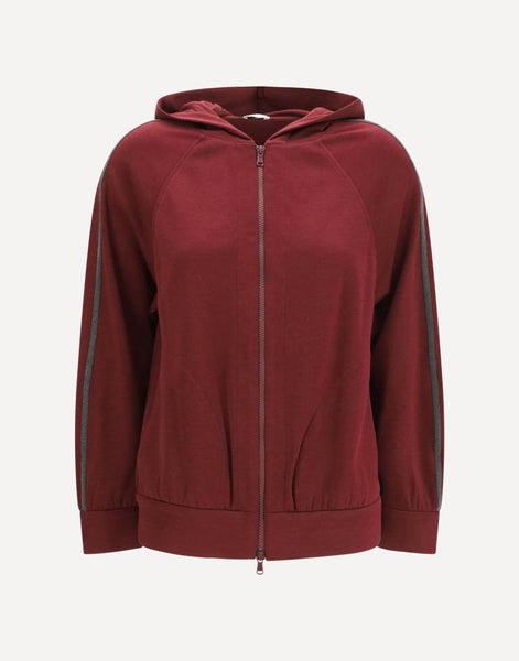 Brunello Cucinelli Long-Sleeve Zip Hoodie | Sendegaro IT