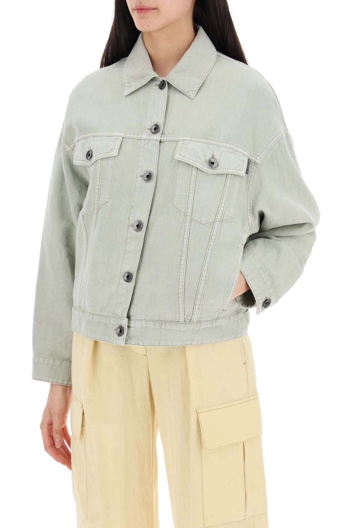 Brunello Cucinelli Long-Sleeved Button-Up Coat