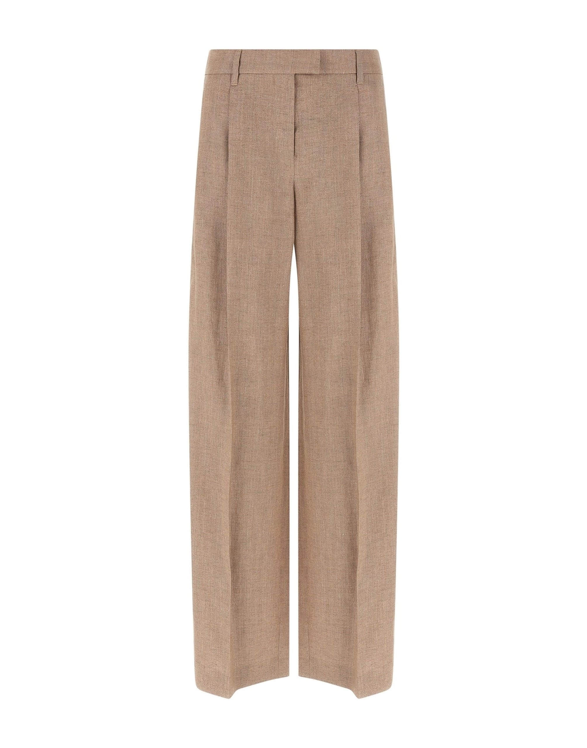 Brunello Cucinelli Brunello Cucinelli Loose Pleated Flared Pants