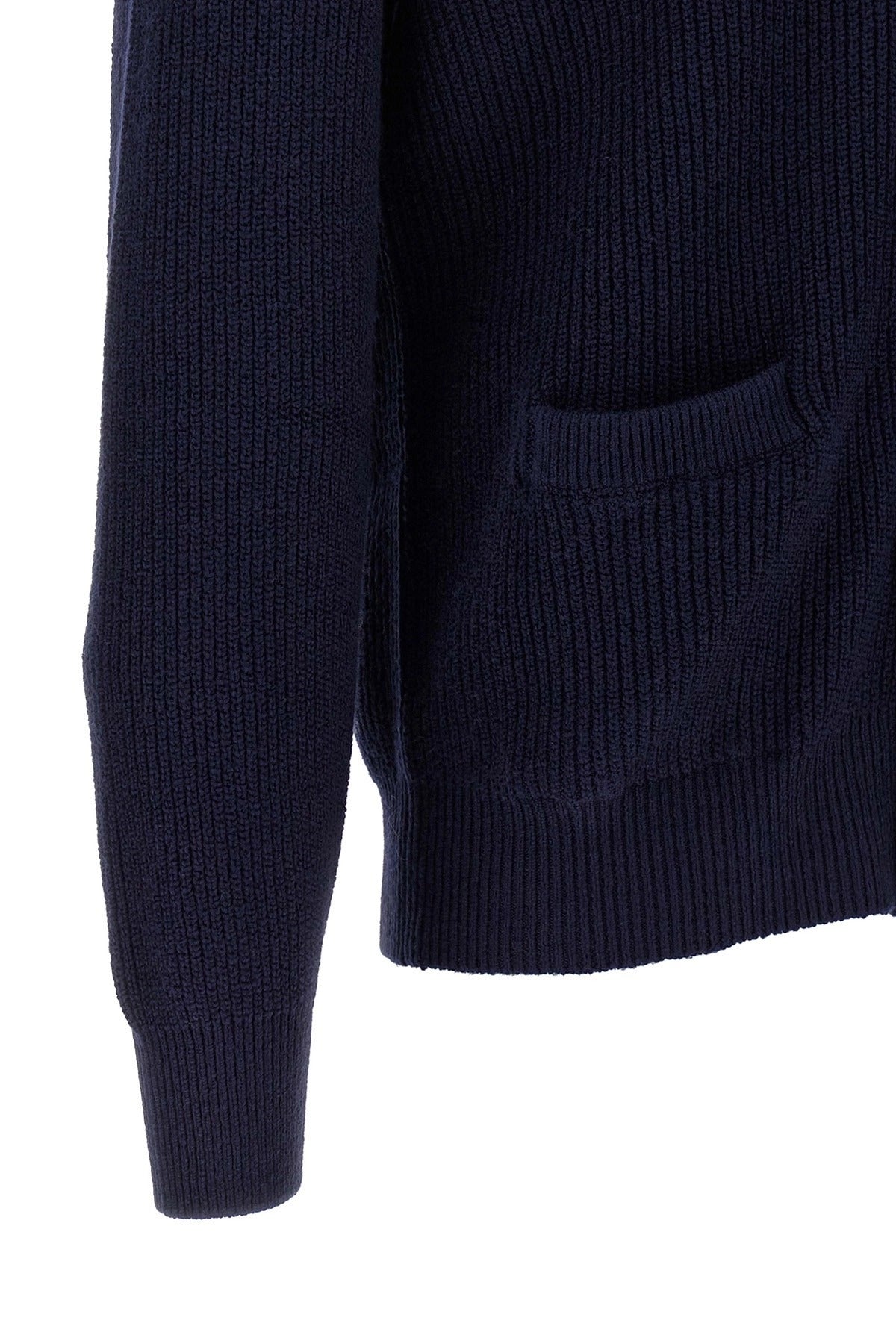 Brunello Cucinelli Malfilé Baumwoll-Cardigan mit Schalkragen