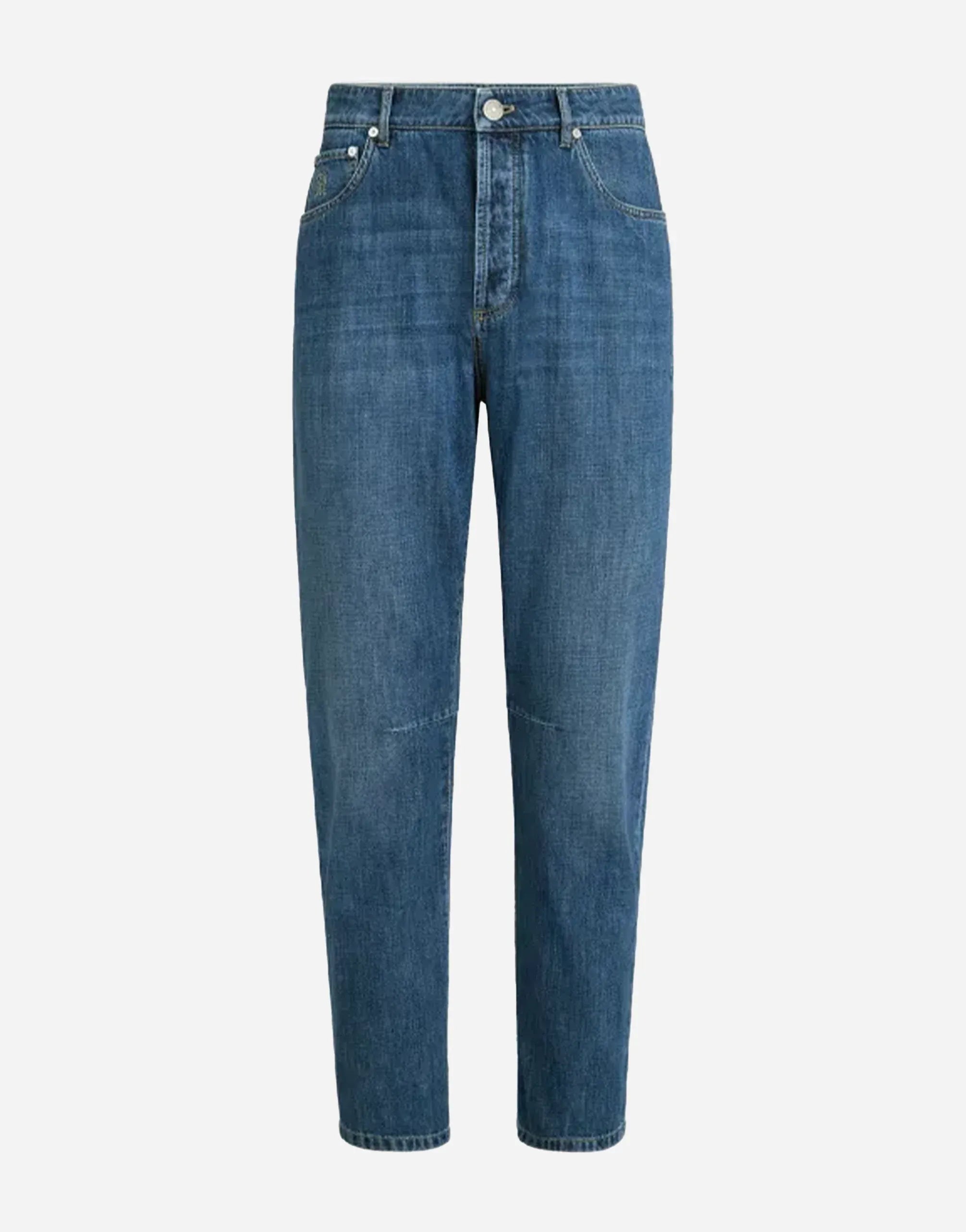 Brunello Cucinelli Medium Denim Lightweight Jeans