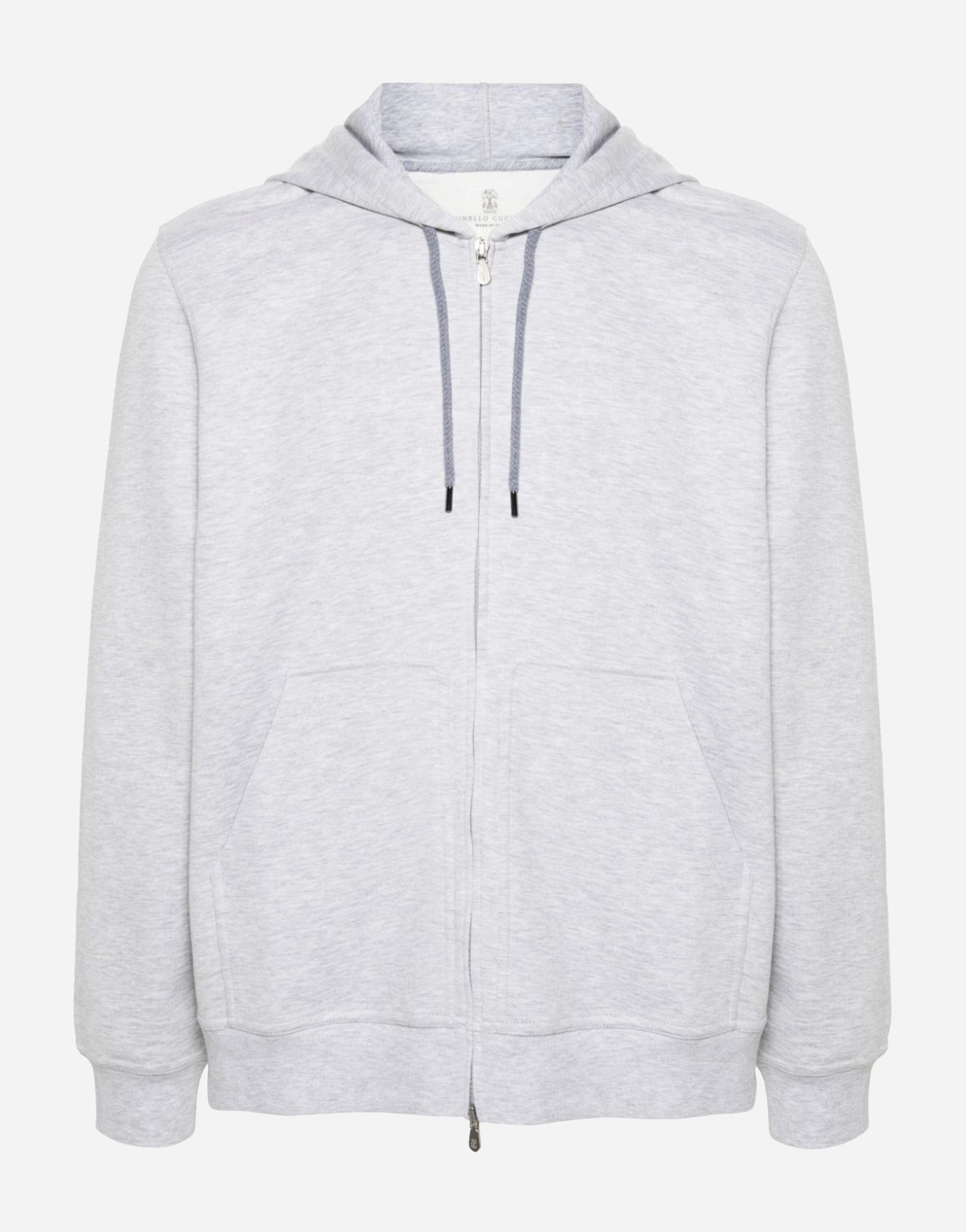 Brunello Cucinelli Mélange-Effect Zipped Hoodie