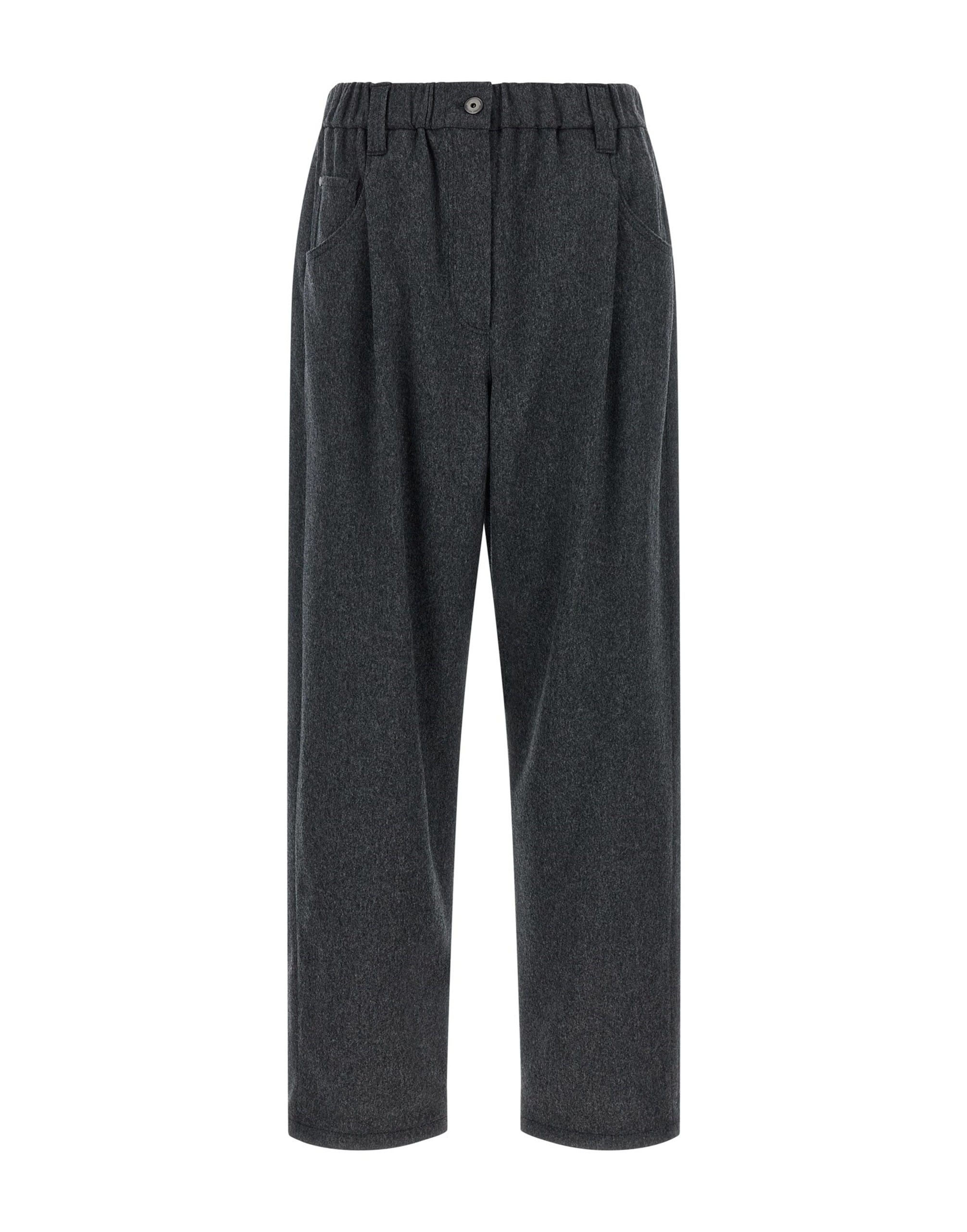 Brunello Cucinelli Brunello Cucinelli Mélange Wool Tapered Pants