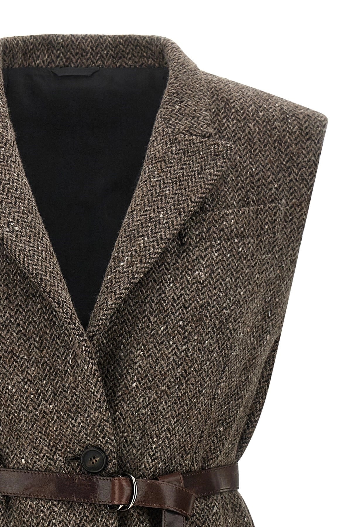 Brunello Cucinelli Mélange Wool Vest | Sendegaro