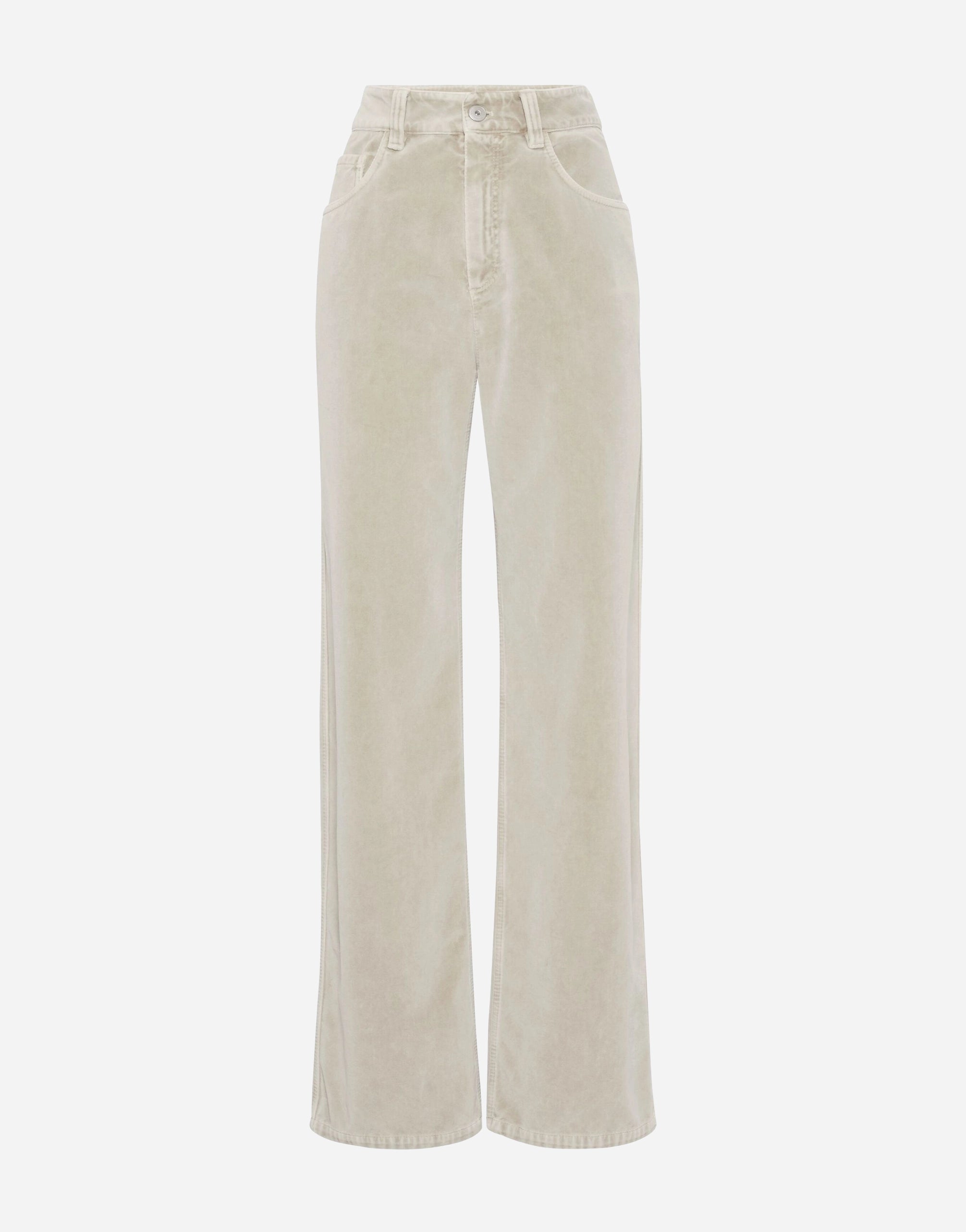 Brunello Cucinelli Mid-Rise Cotton Pants