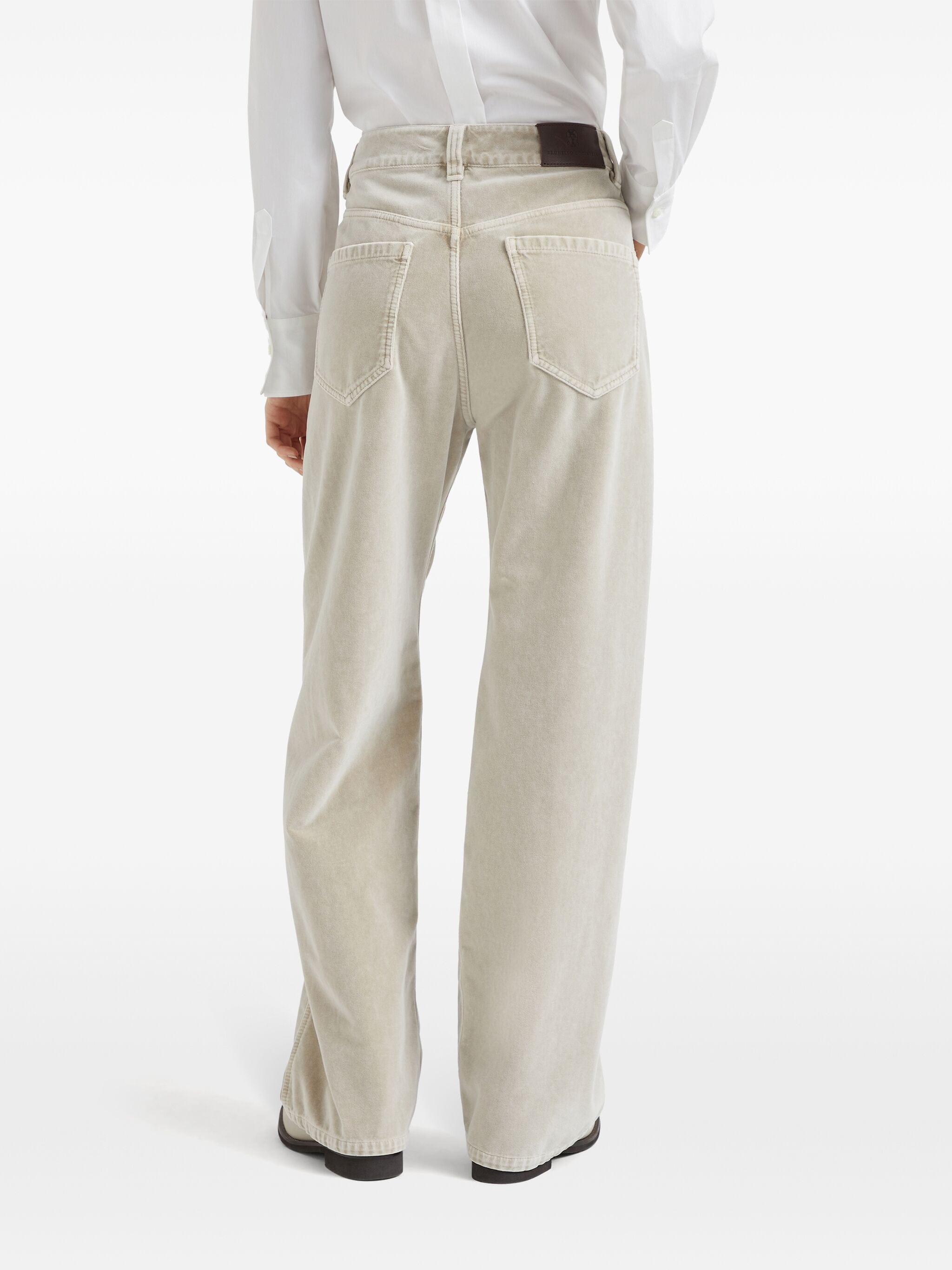 Brunello Cucinelli Mid-Rise Cotton Pants