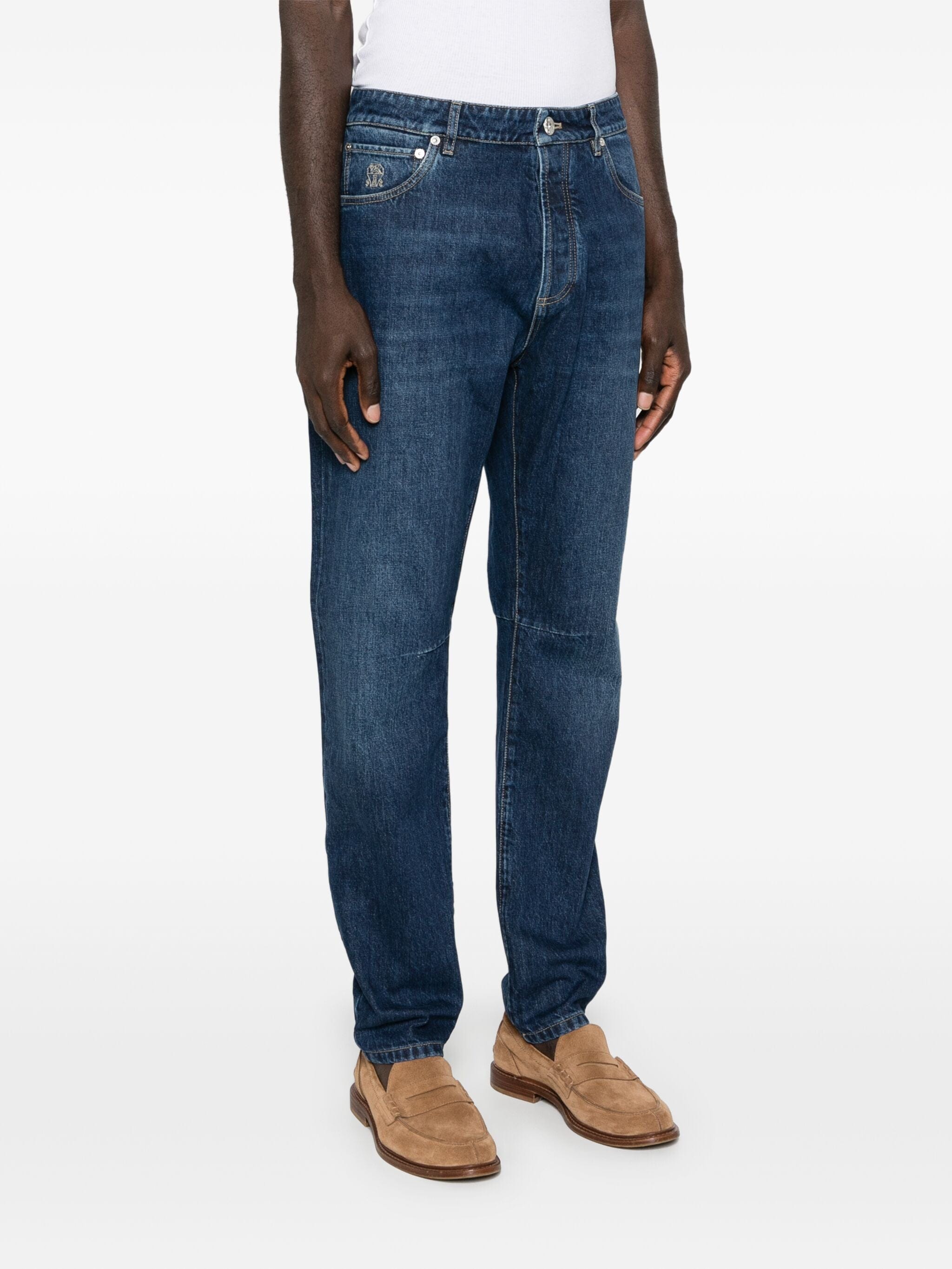 Brunello Cucinelli Mid-Rise Slim-Fit Jeans