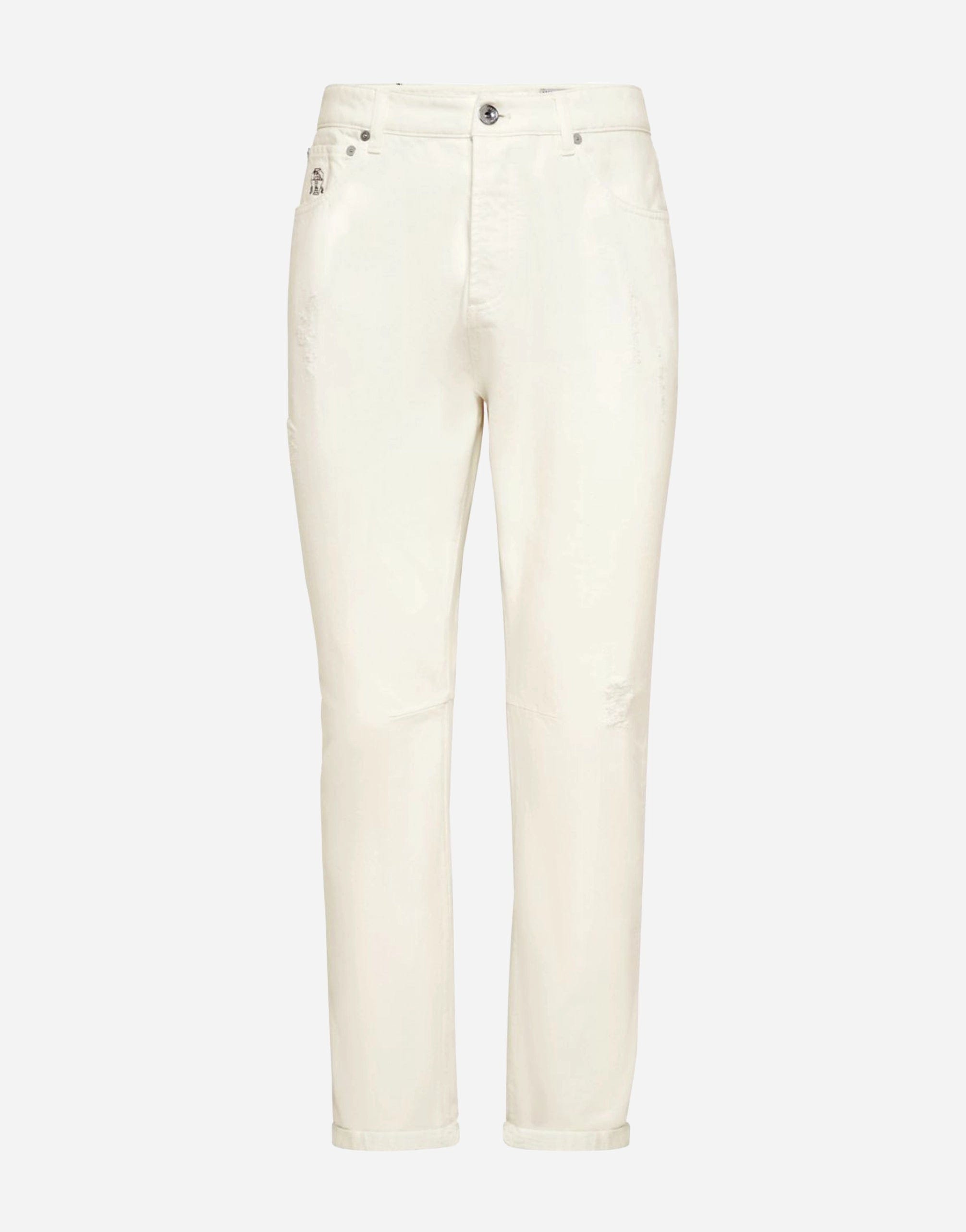 Brunello Cucinelli Mid-Rise Straight-Leg Jeans