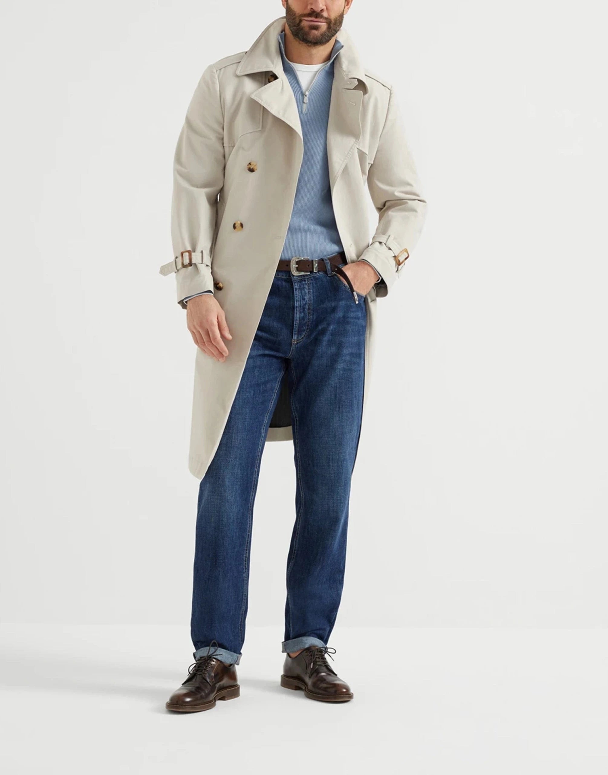 Brunello Cucinelli Mid-Rise Tapered Jeans - alternate view