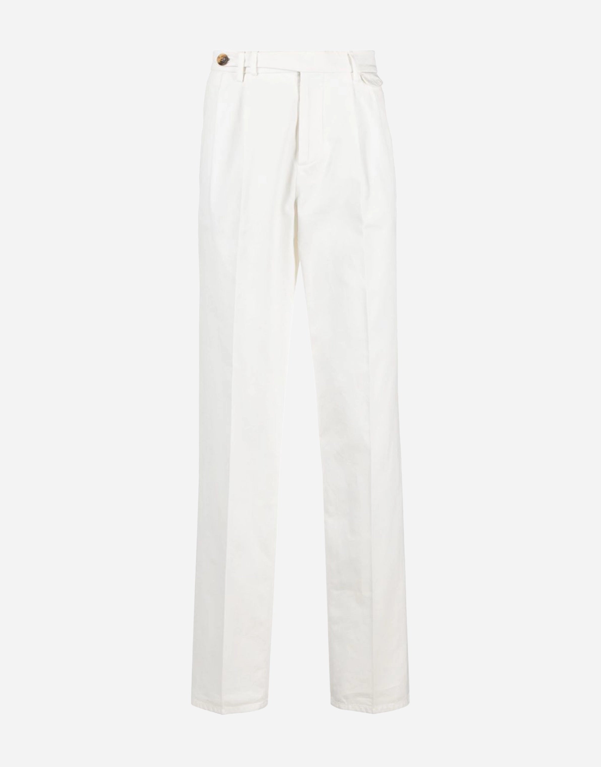 Brunello Cucinelli Mid-Rise Twill Tailored Pants