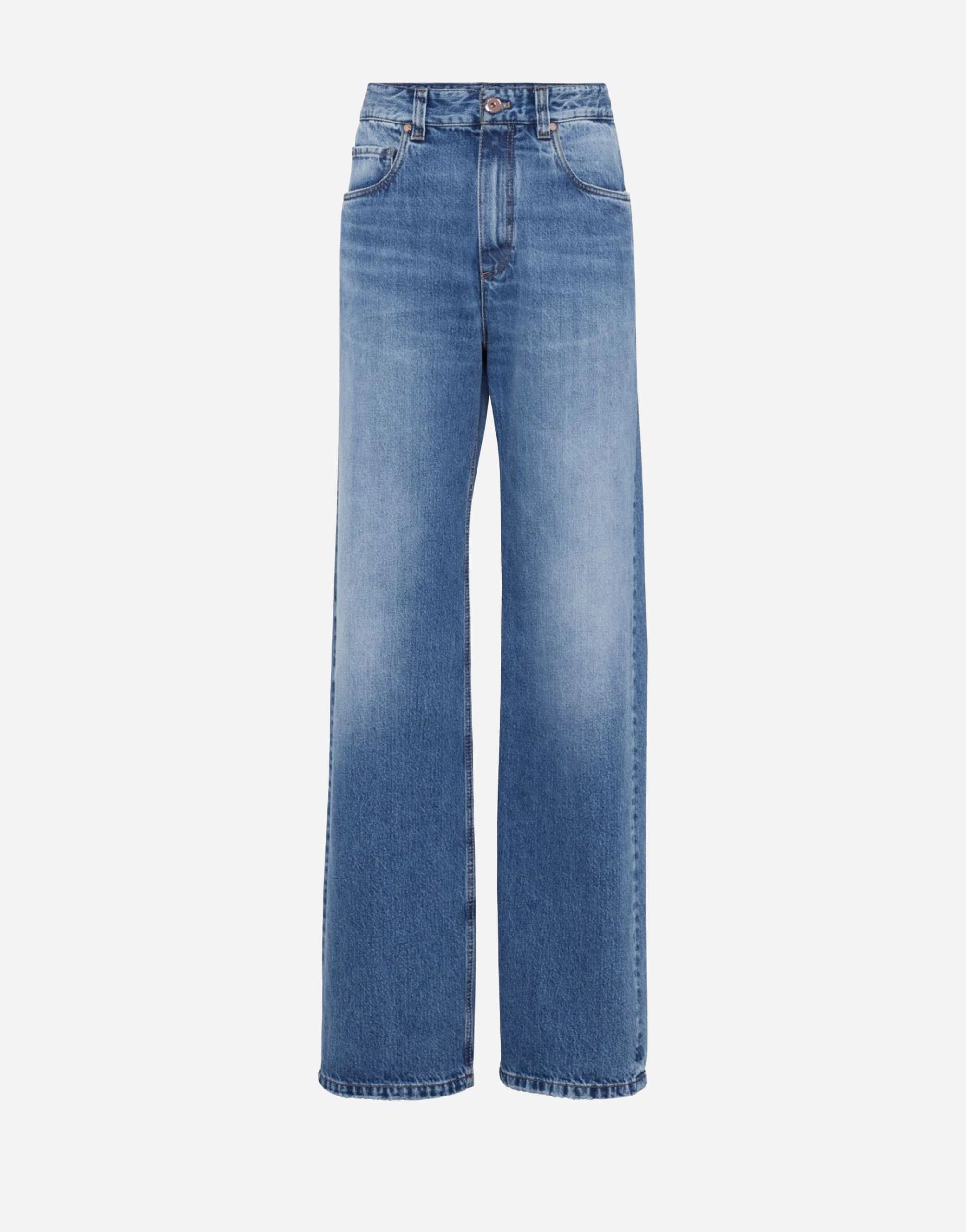 Brunello Cucinelli Mid-Rise Wide-Leg Jeans