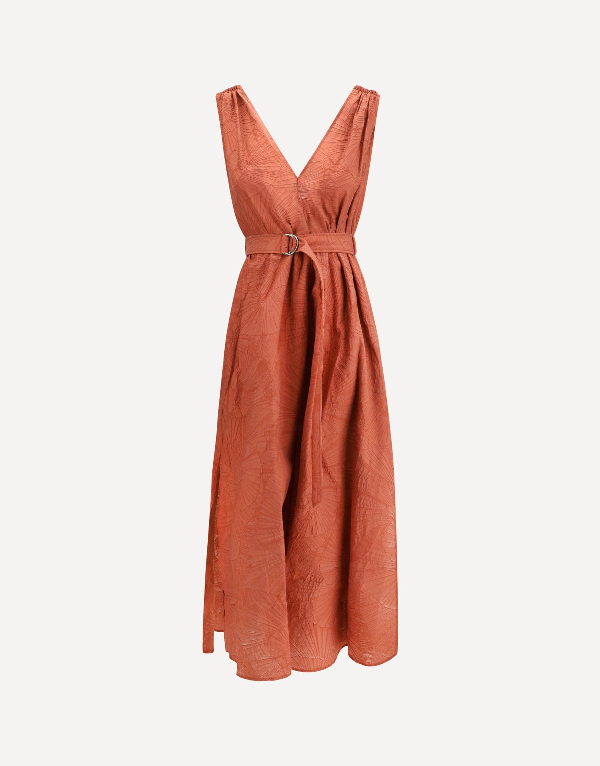 Brunello Cucinelli Midi Dress With Floral Motif