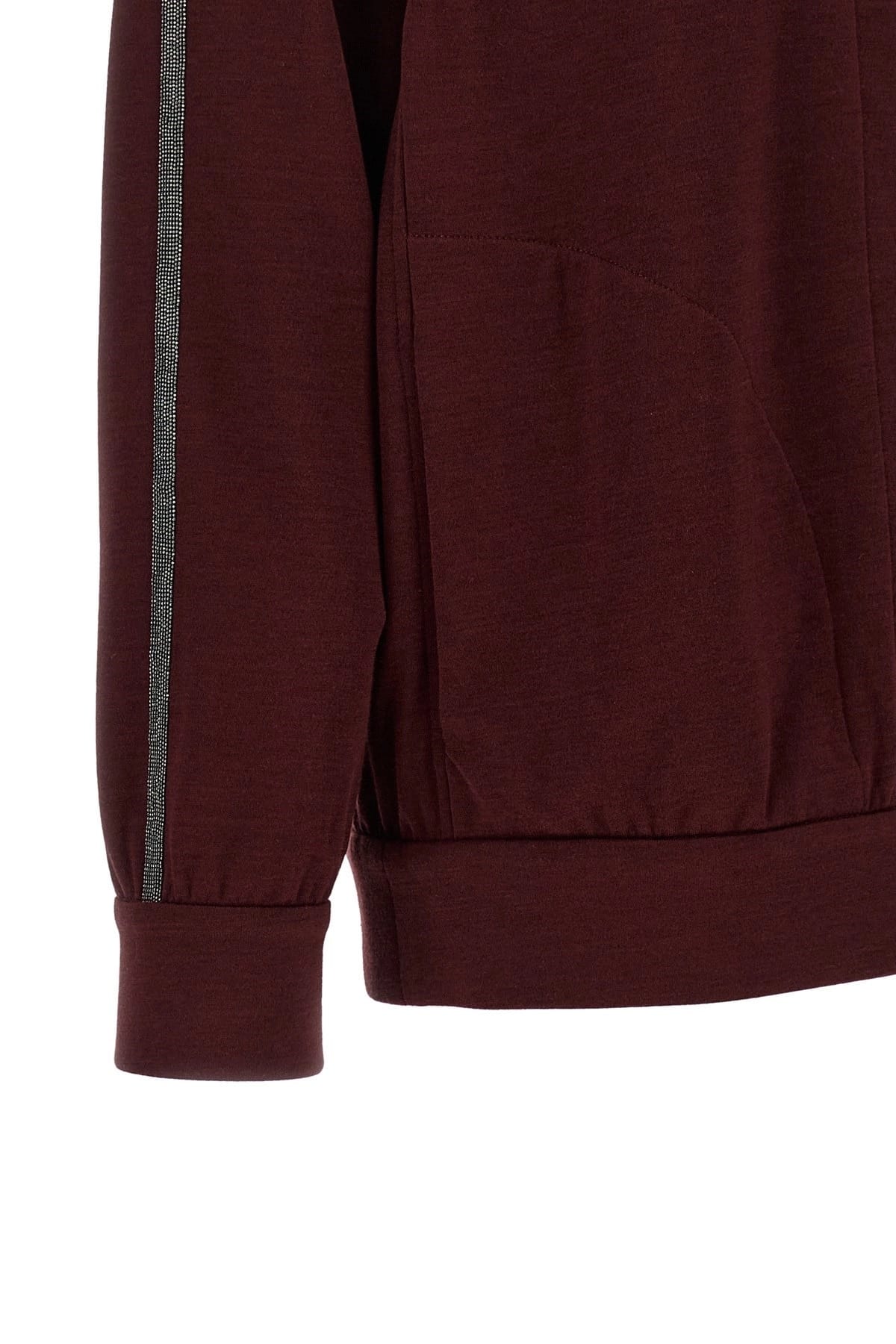 Brunello Cucinelli Brunello Cucinelli Monile Detail Zip Hoodie