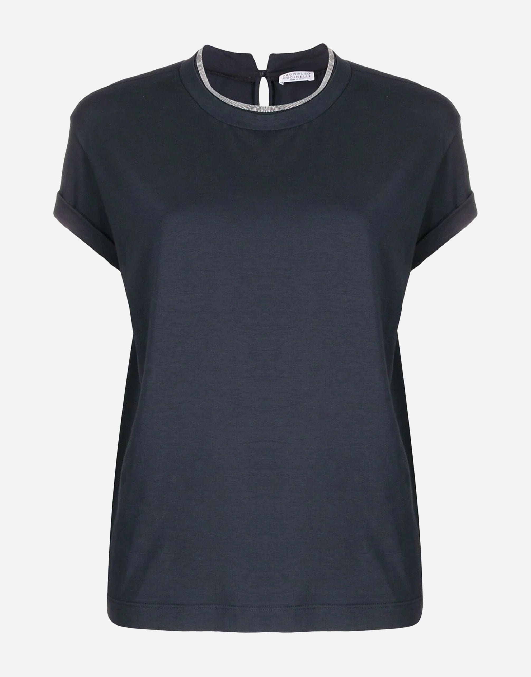 Brunello Cucinelli Monile Embellished T-Shirt | Sendegaro