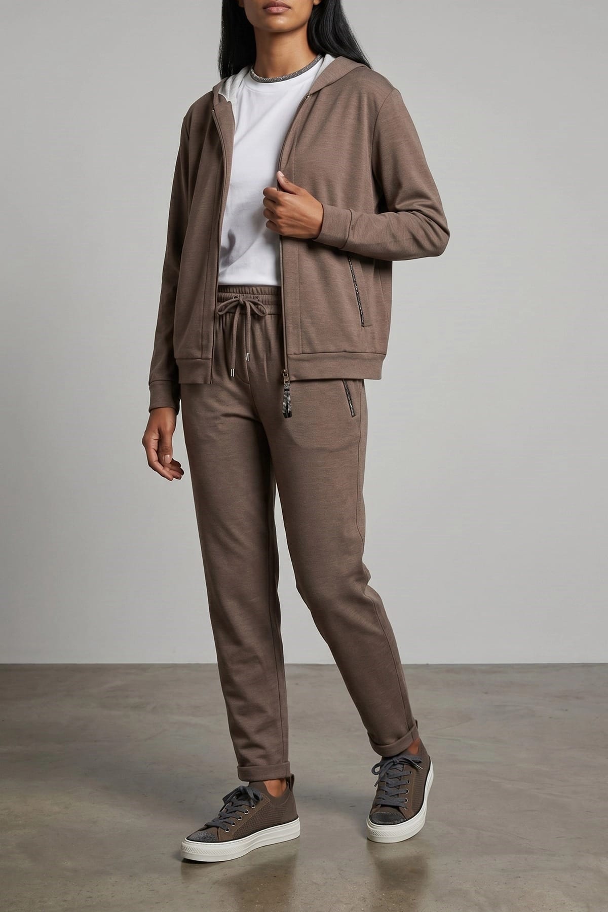 Brunello Cucinelli Monile Gebreide Sneakers - alternate view