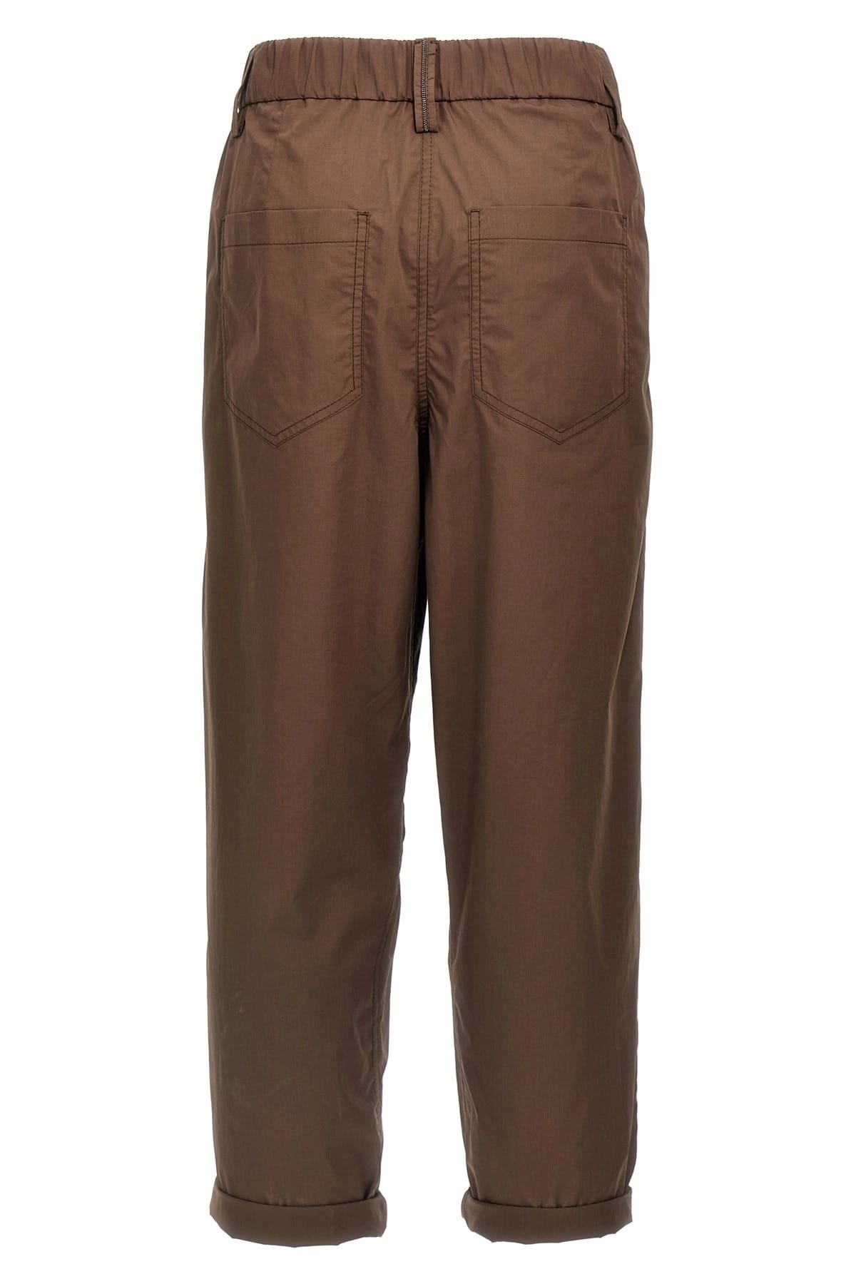 Brunello Cucinelli Monile Poplin Pants | Sendegaro IT