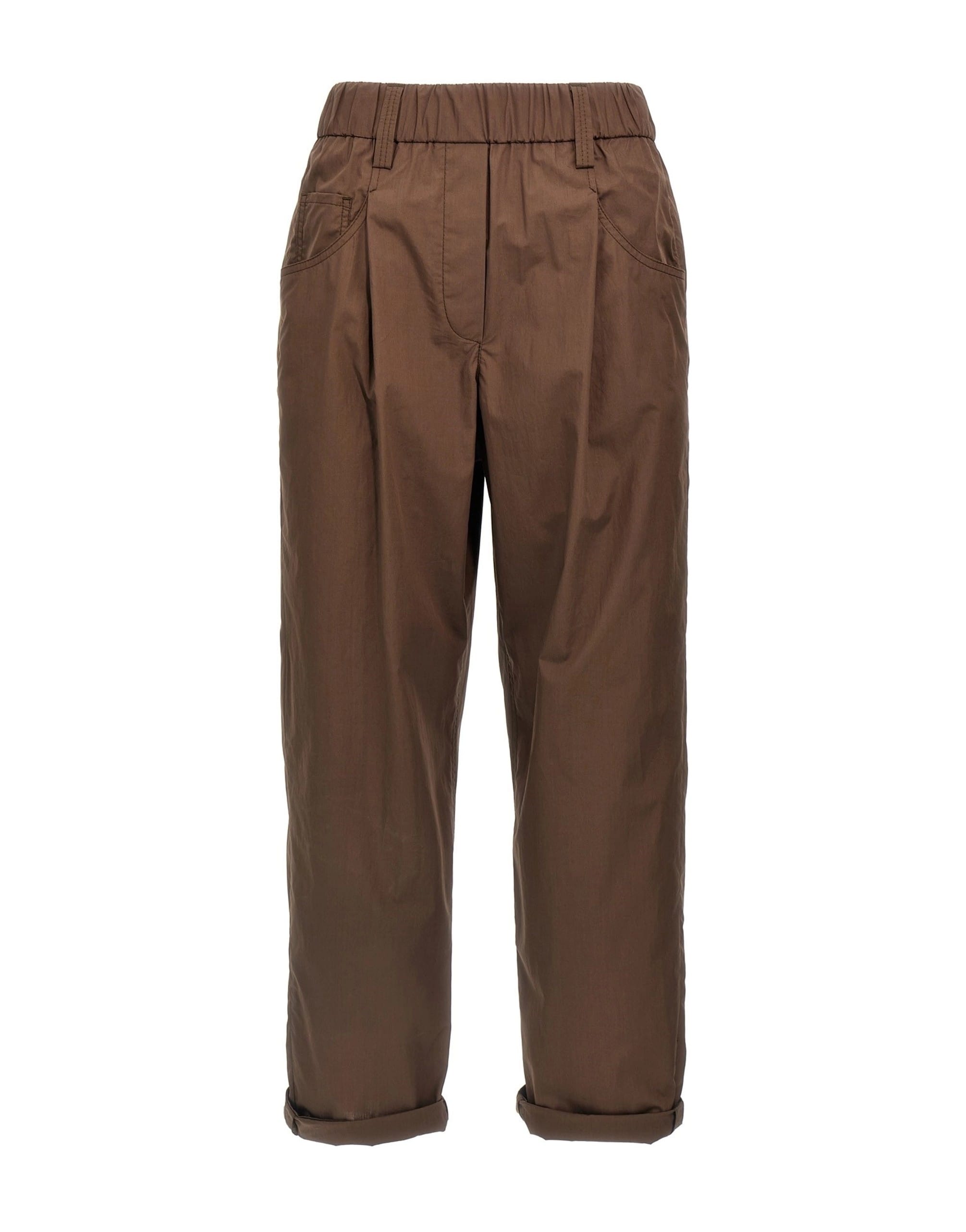 Brunello Cucinelli Monile Poplin Pants | Sendegaro IT
