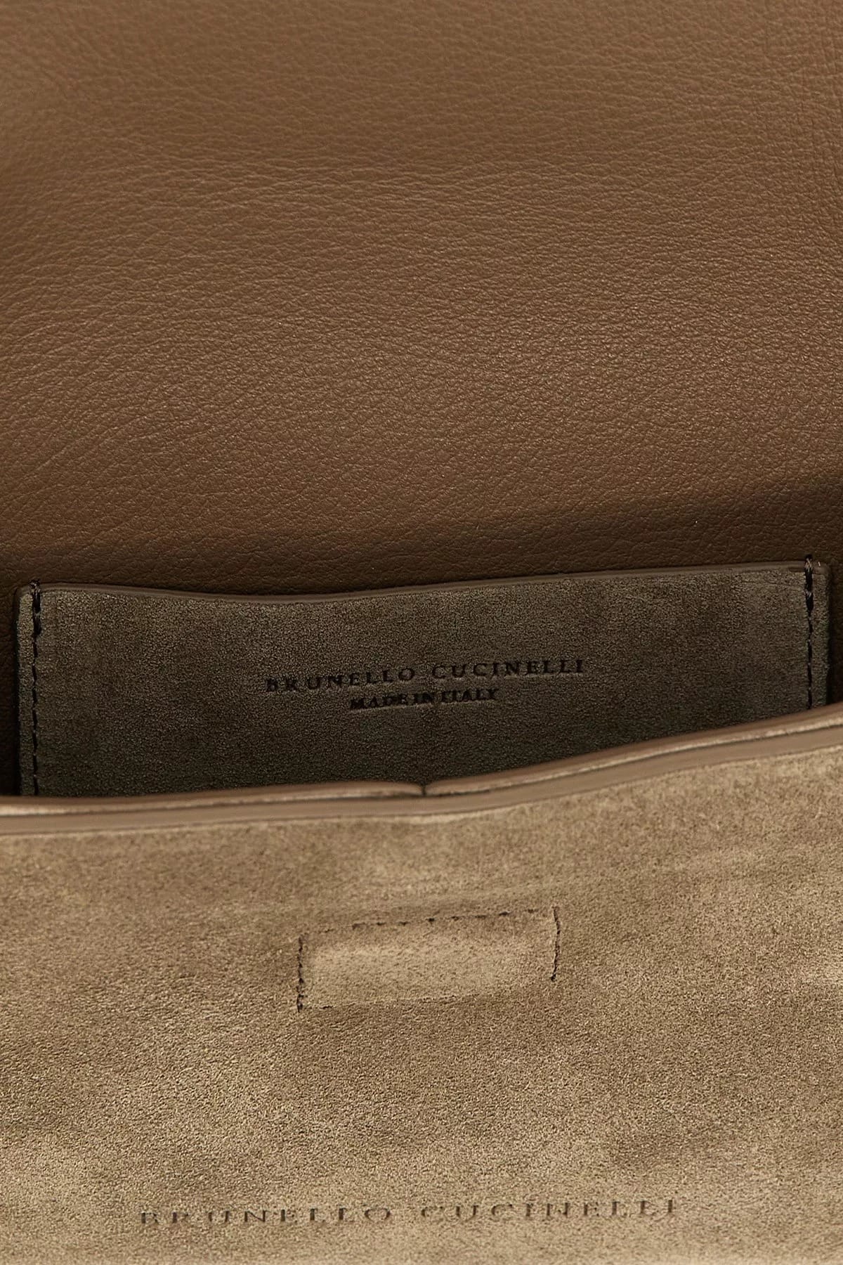 Brunello Cucinelli Brunello Cucinelli Monile Suede Clutch