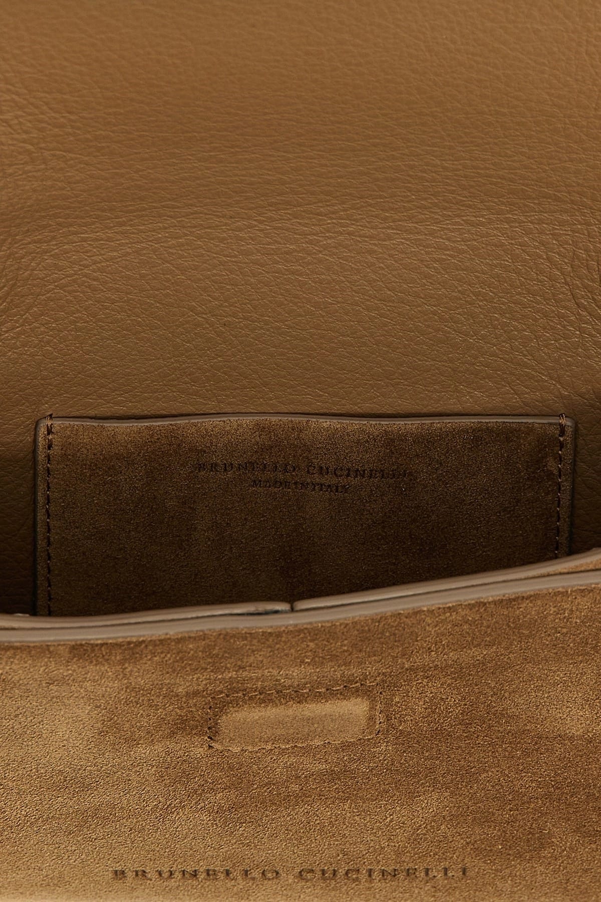 Brunello Cucinelli Brunello Cucinelli Monile Suede Clutch Bag