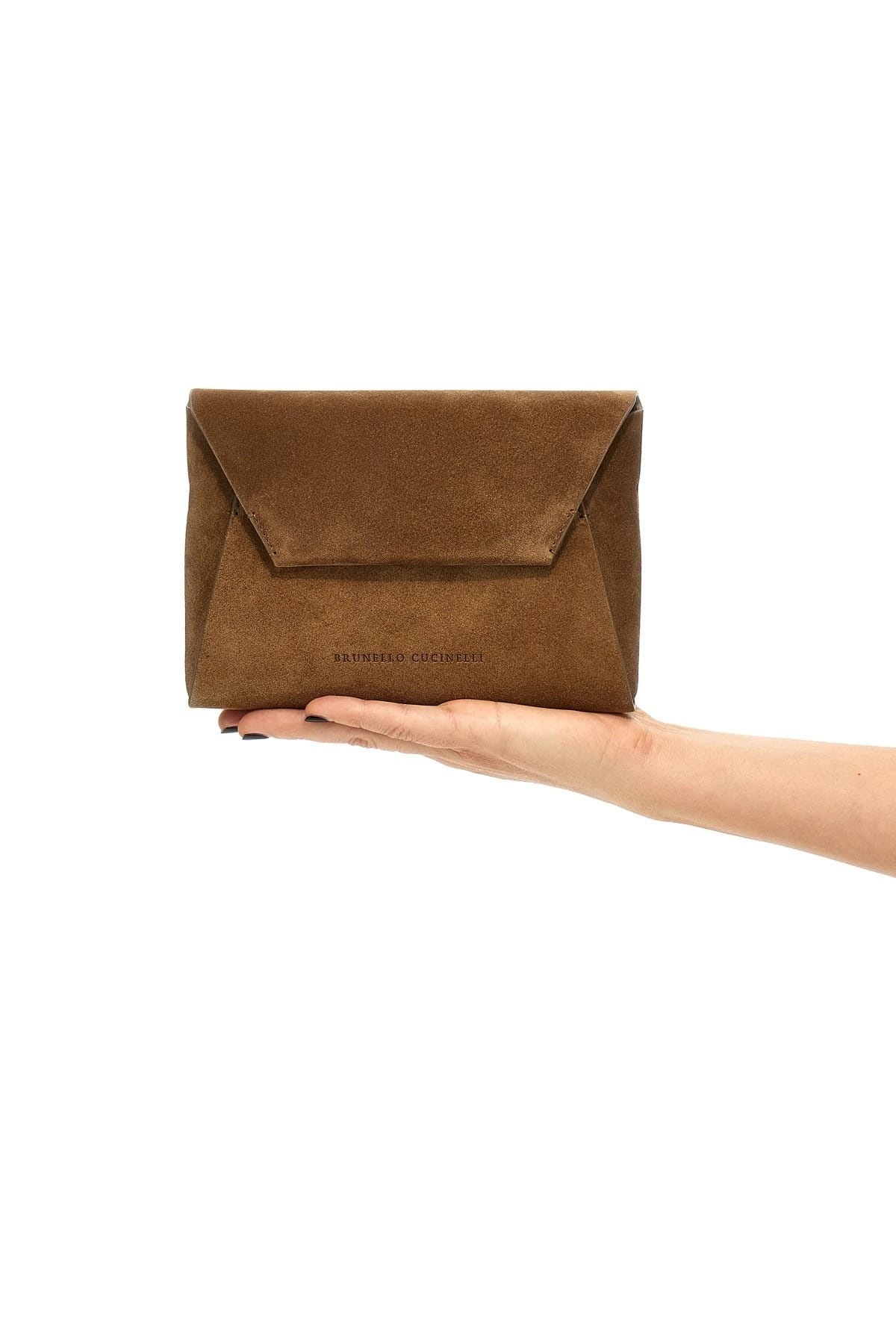 Brunello Cucinelli Pochette en daim Monile - alternate view