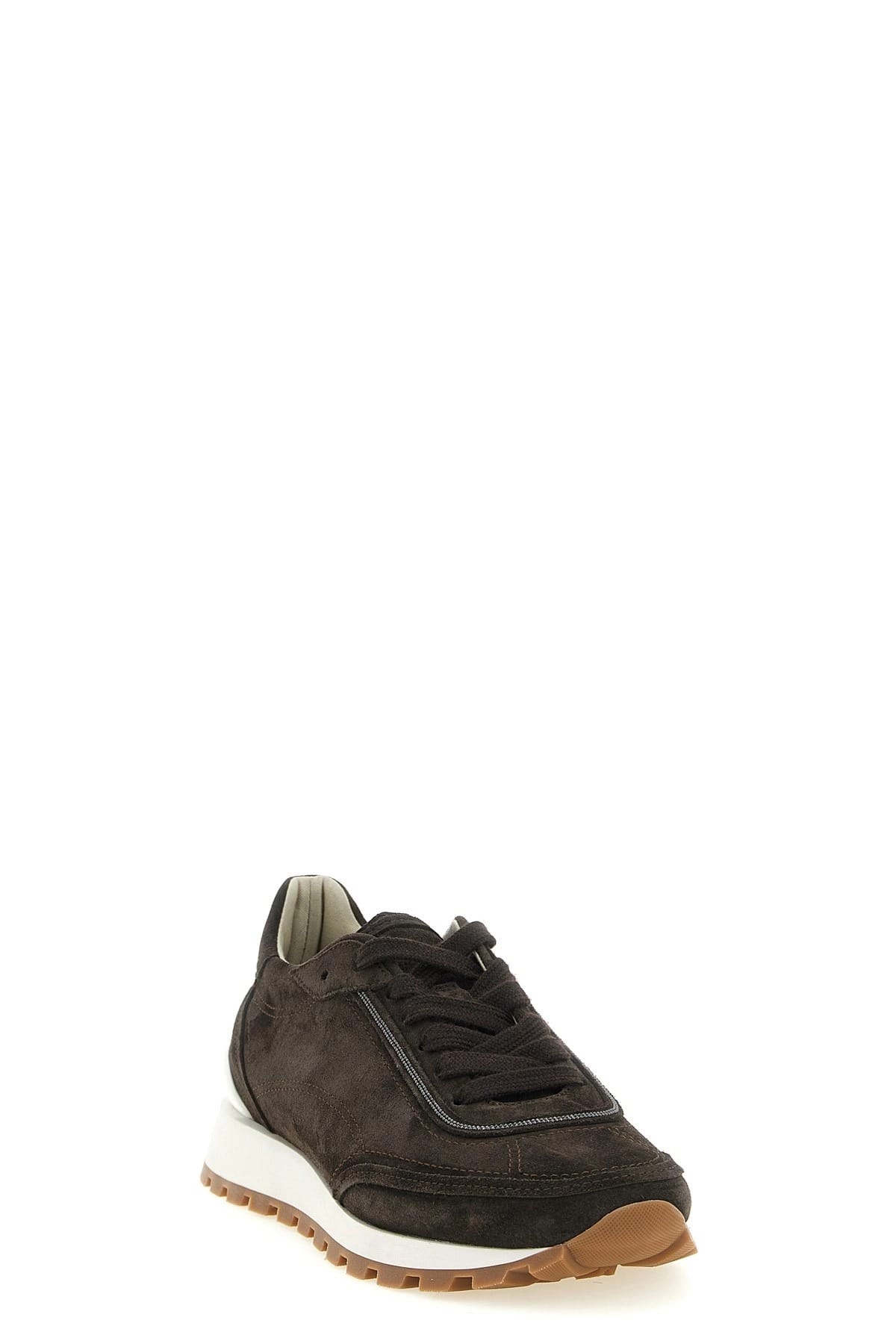 Brunello Cucinelli Brunello Cucinelli Monile Suede Sneakers