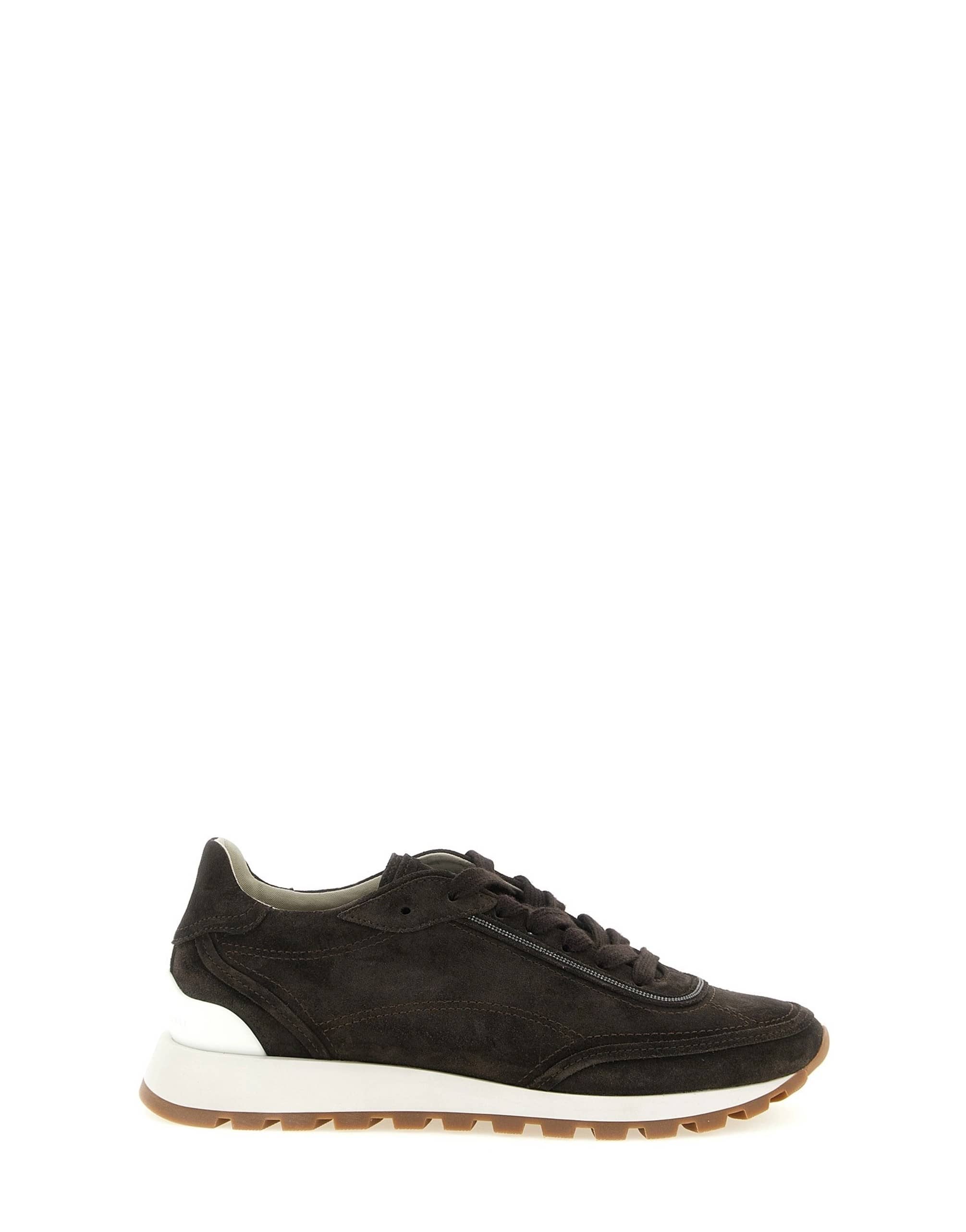Brunello Cucinelli Brunello Cucinelli Monile Suede Sneakers