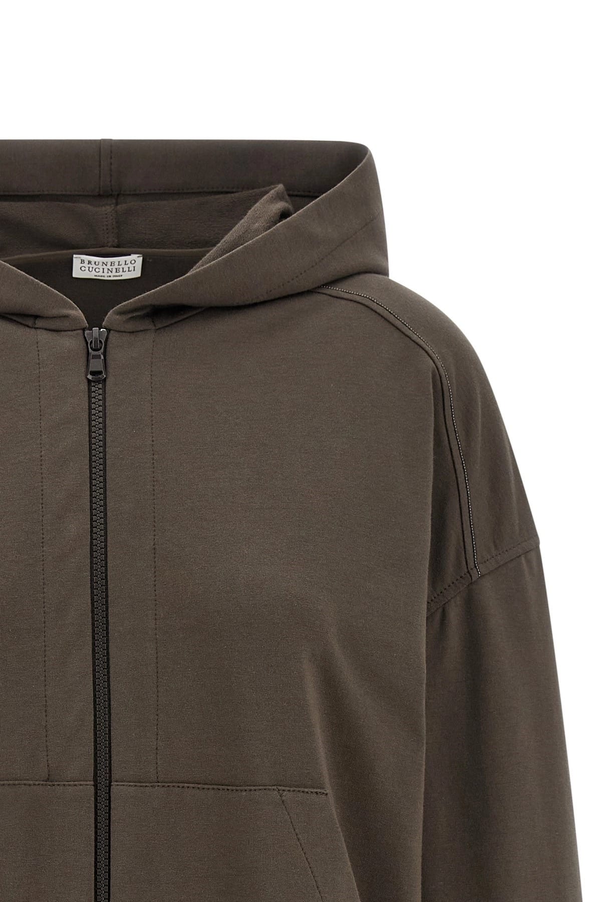 Brunello Cucinelli Brunello Cucinelli Monile Zip Hoodie