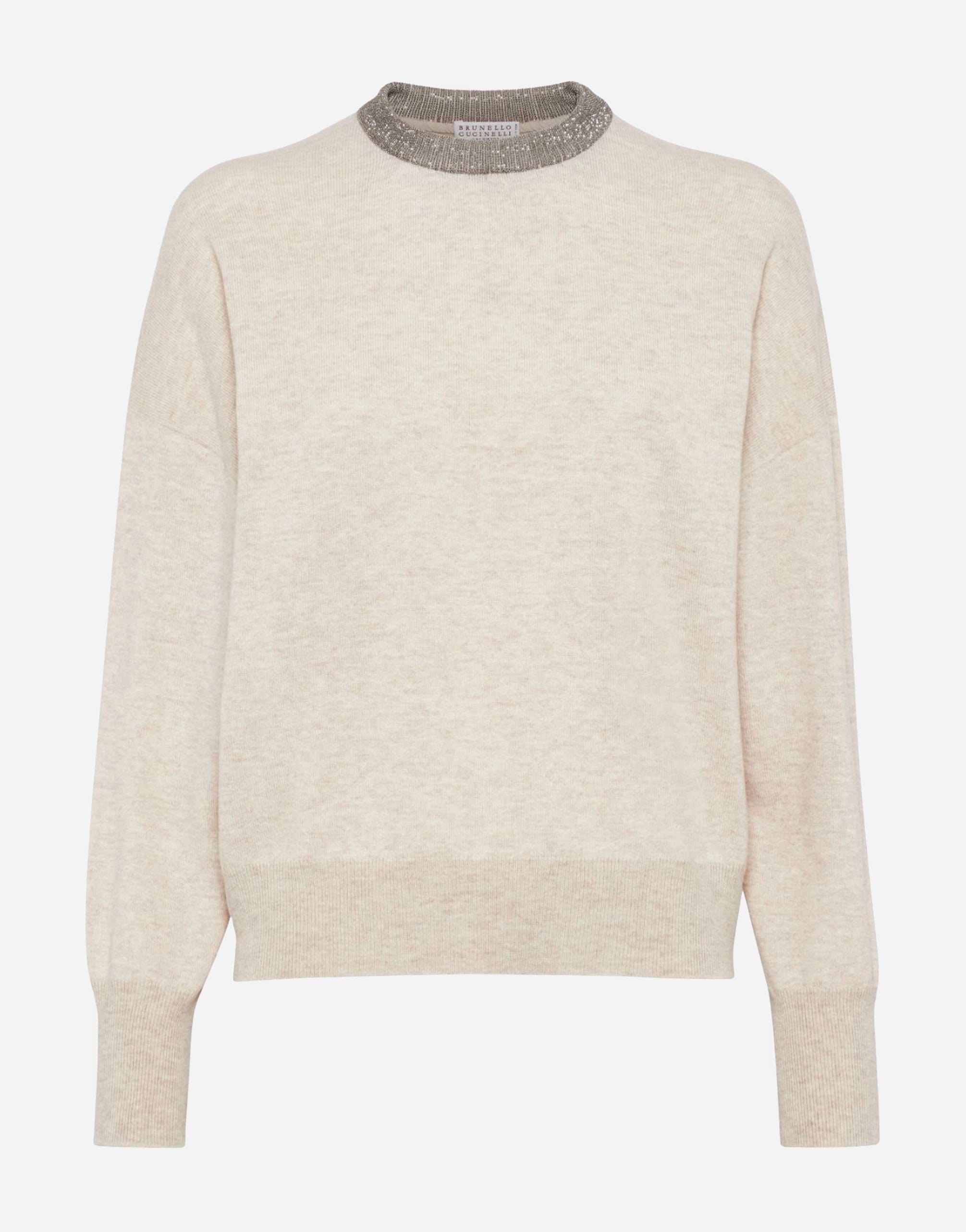 Brunello Cucinelli Monili-Chain Cashmere Sweater