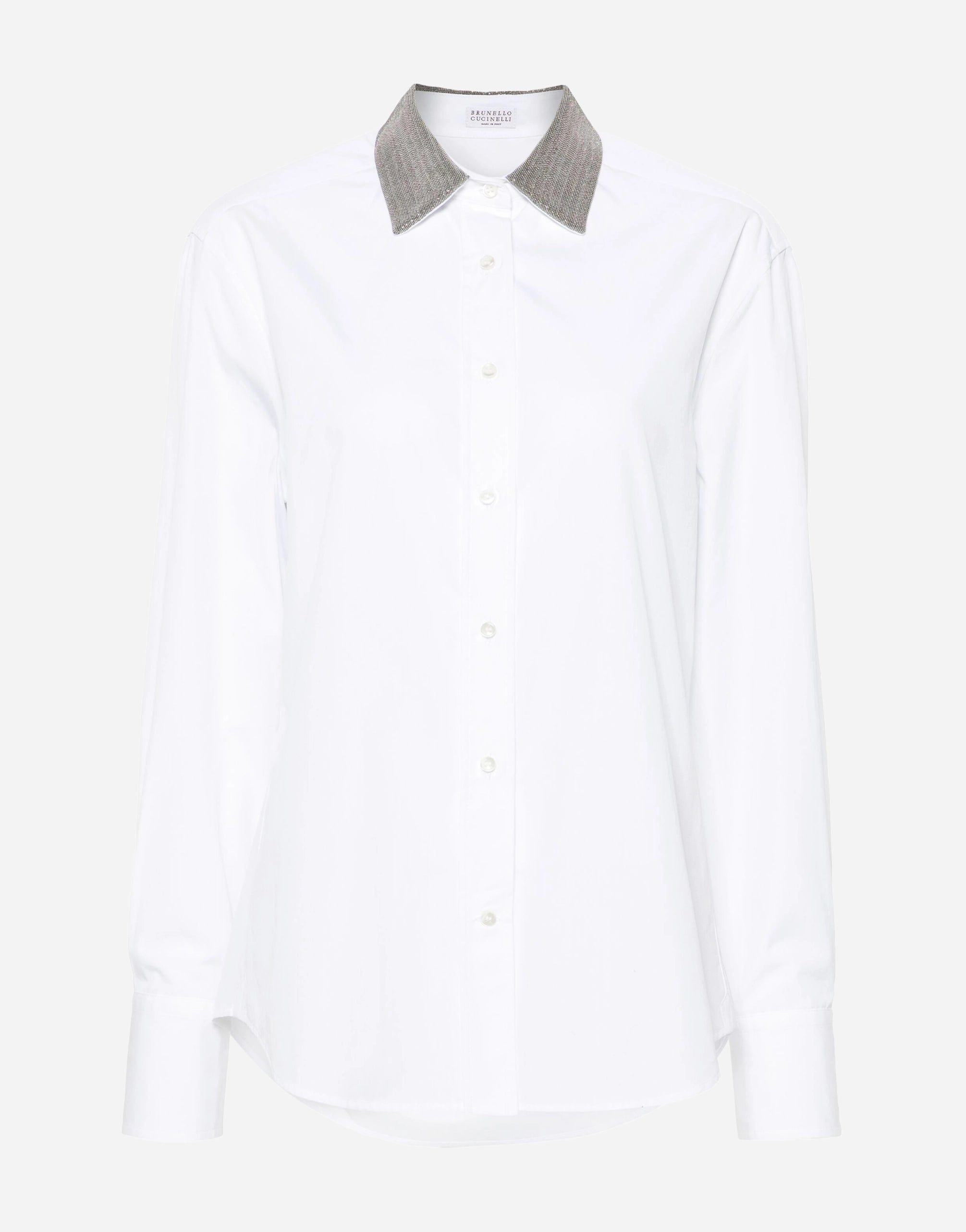 Brunello Cucinelli Monili-Bollar shirt