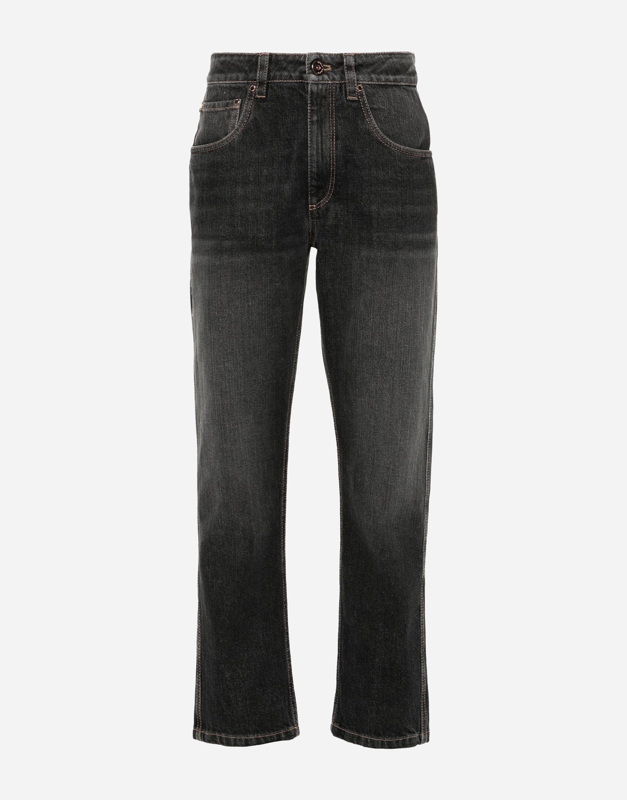 Brunello Cucinelli Monili-Detail Cotton Jeans