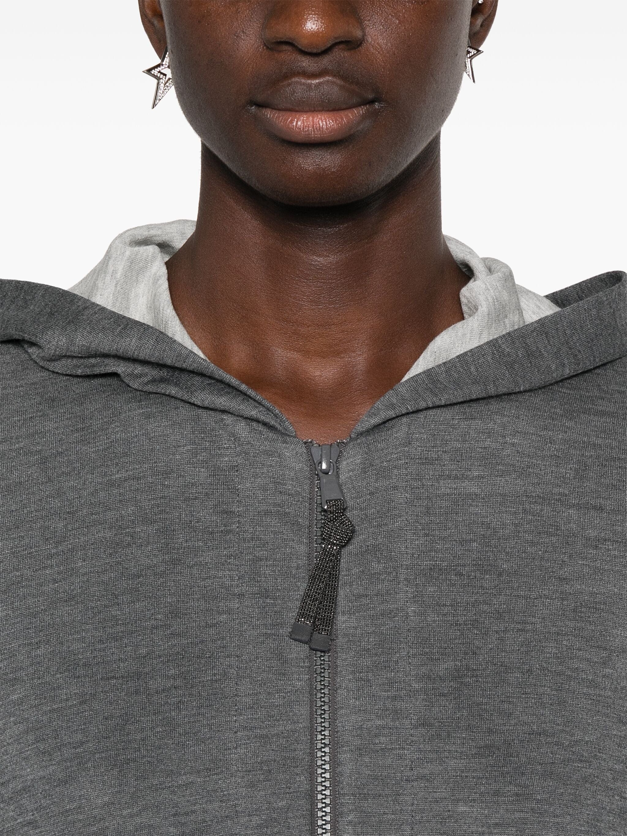 Brunello Cucinelli Monili-Detail Hoodie