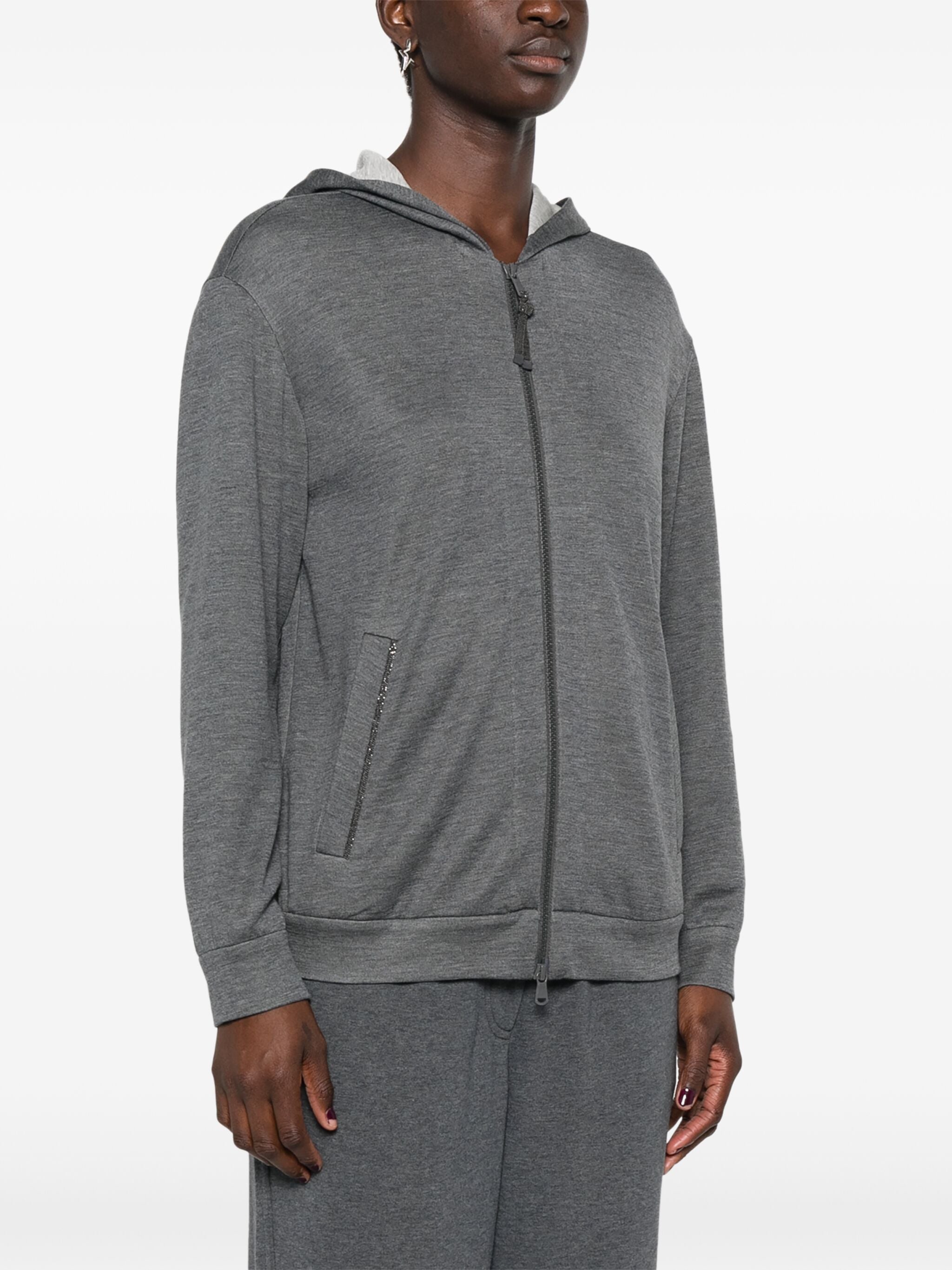 Brunello Cucinelli Monili-Detail Hoodie