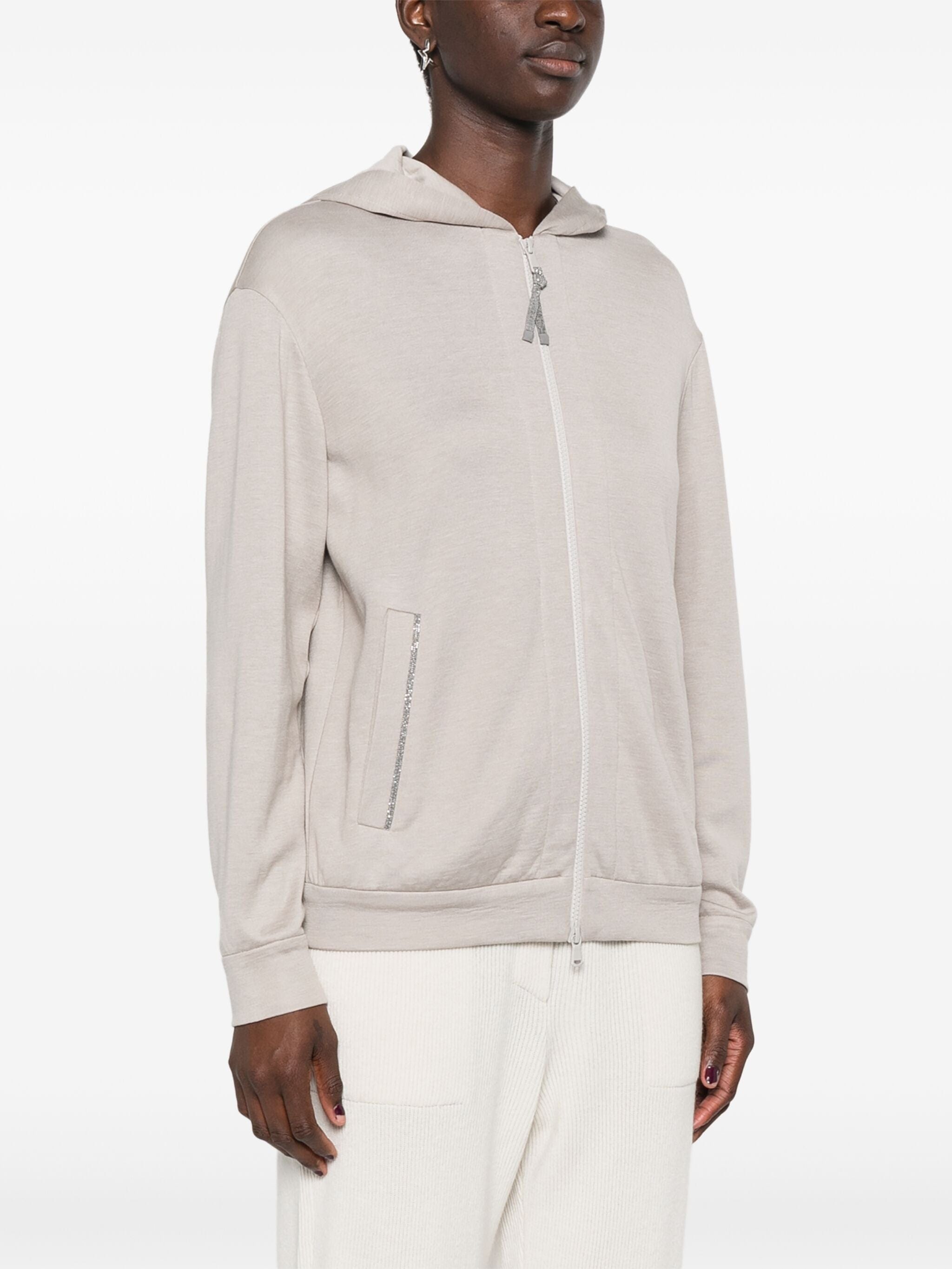 Brunello Cucinelli Monili-Detail Hoodie