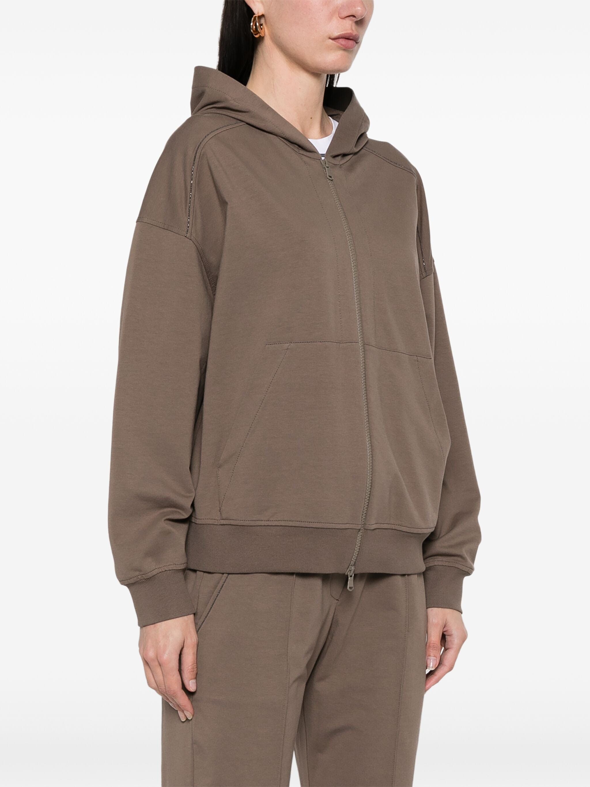 Brunello Cucinelli Monili-Detail Hoodie