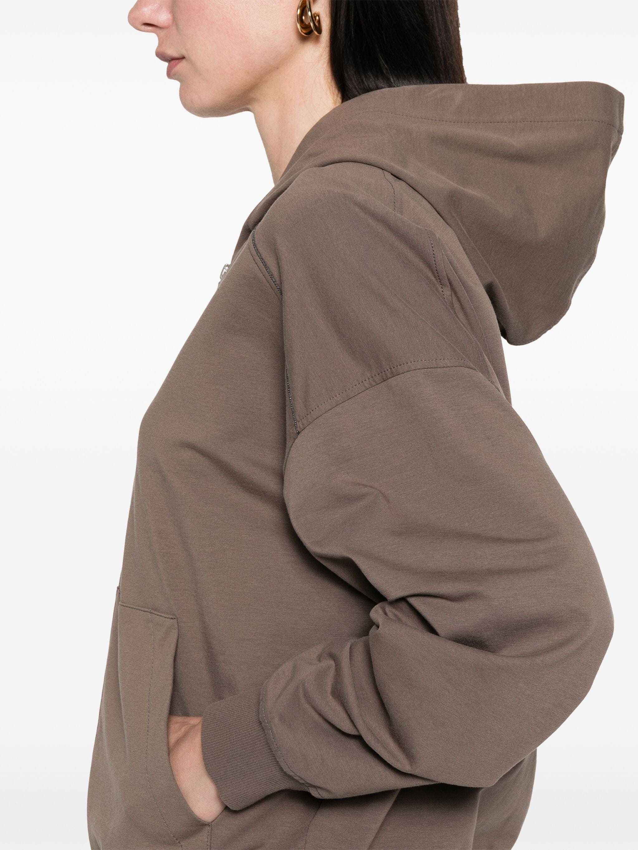 Brunello Cucinelli Monili-Detail Hoodie