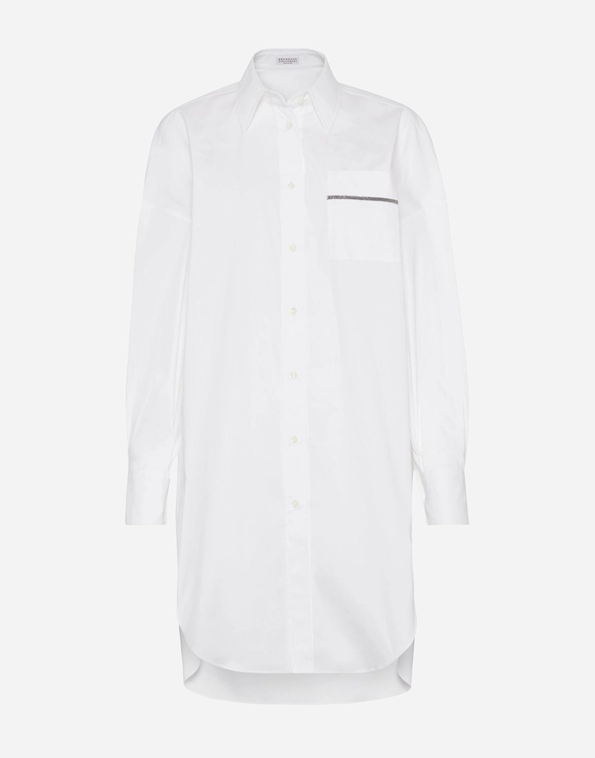 Brunello Cucinelli Monili-Detail Long-Sleeve Shirt