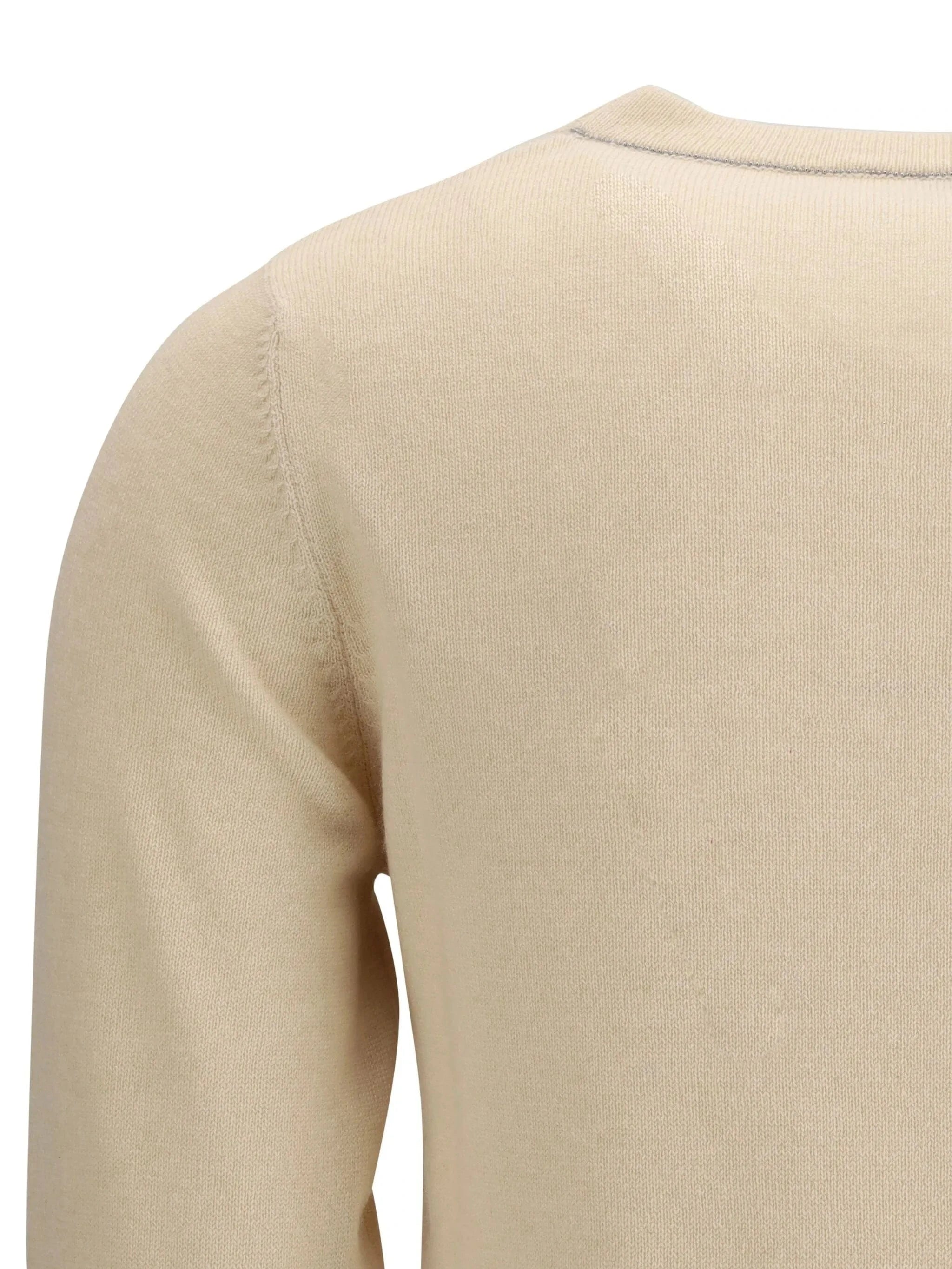 Brunello Cucinelli Monili-Embellished Cashmere Sweater