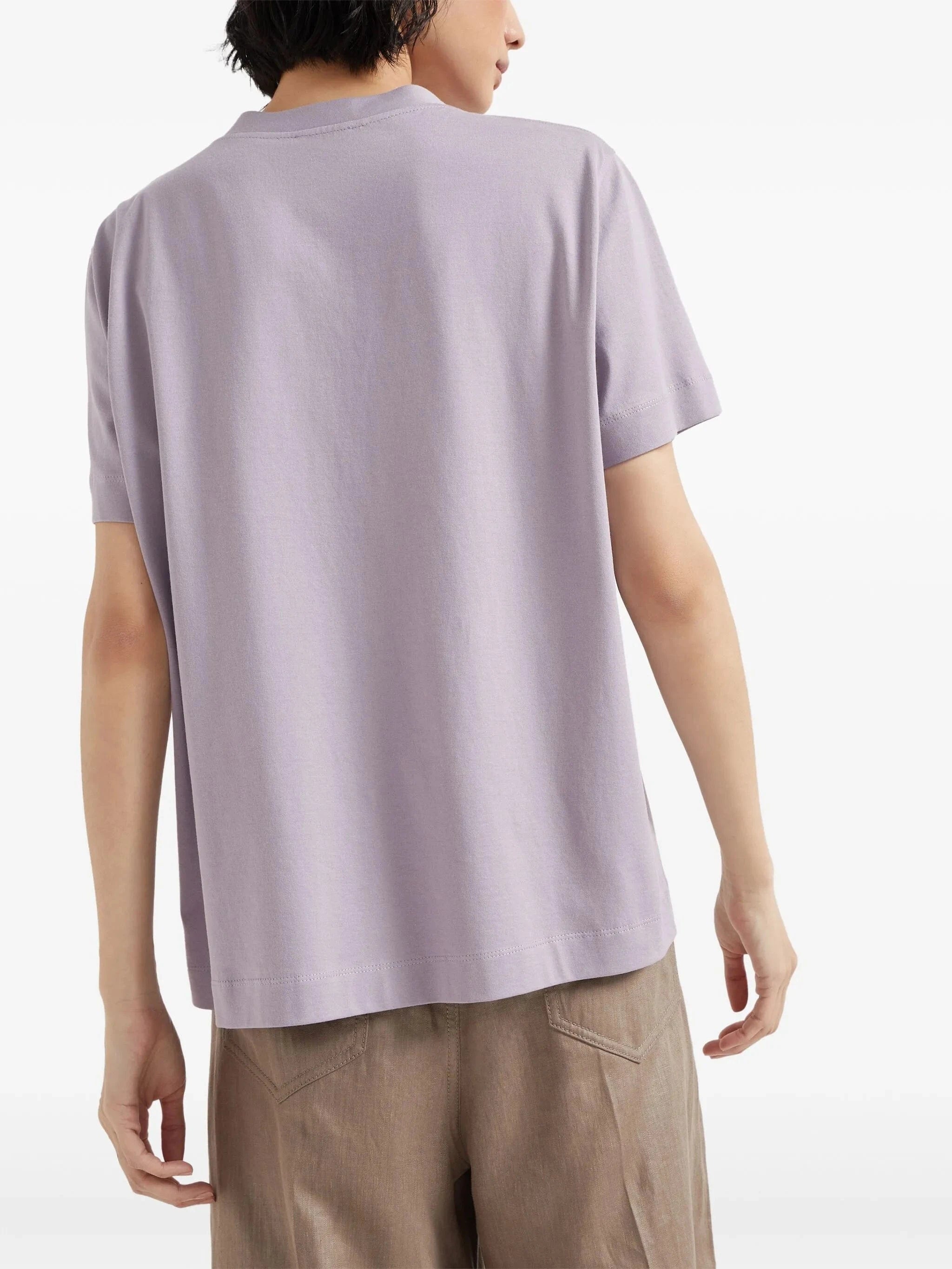 Brunello Cucinelli Monili-Embellished Cotton T-Shirt