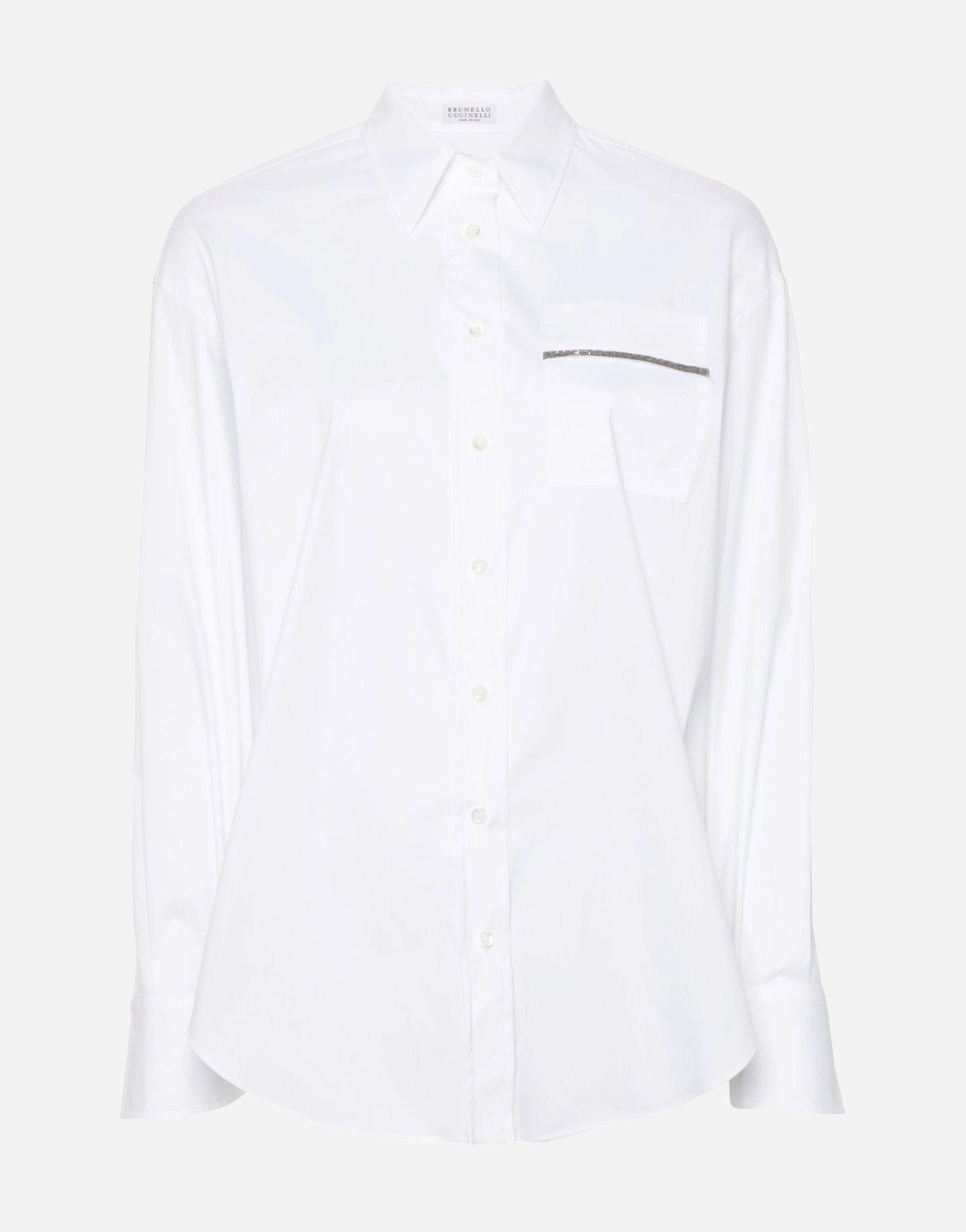 Brunello Cucinelli Monili-Embellished Shirt