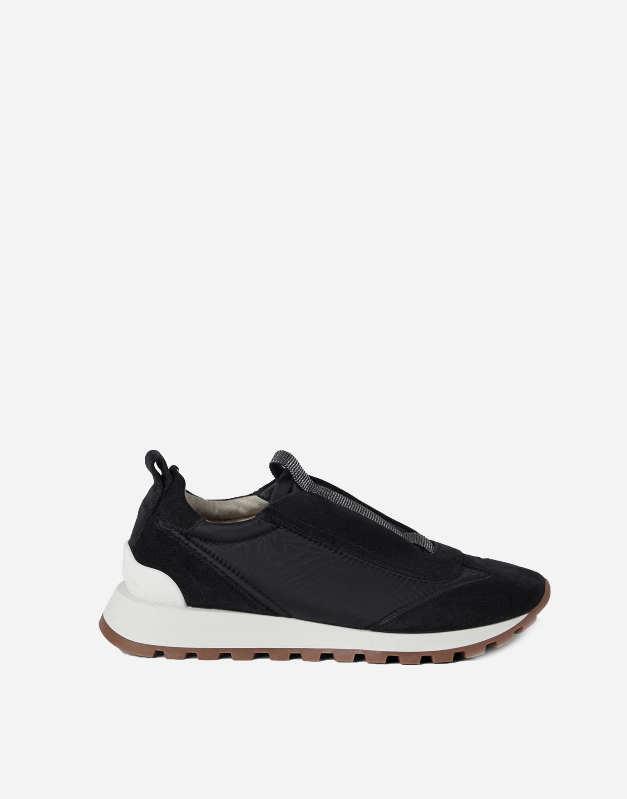 Brunello Cucinelli Monili-Embellished Slip-On Sneakers