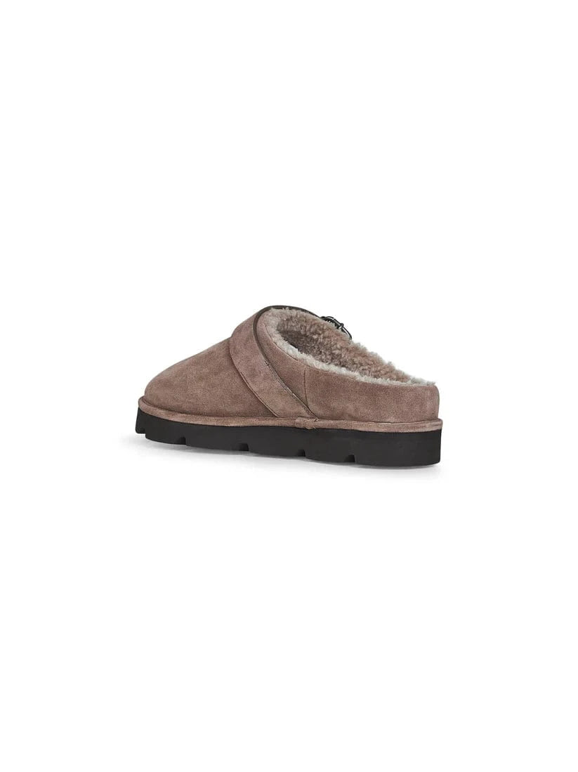 BRUNELLO CUCINELLI モカシン くつ 36サイズ Brunello Cucinelli Monili-Embellished Suede Slippers